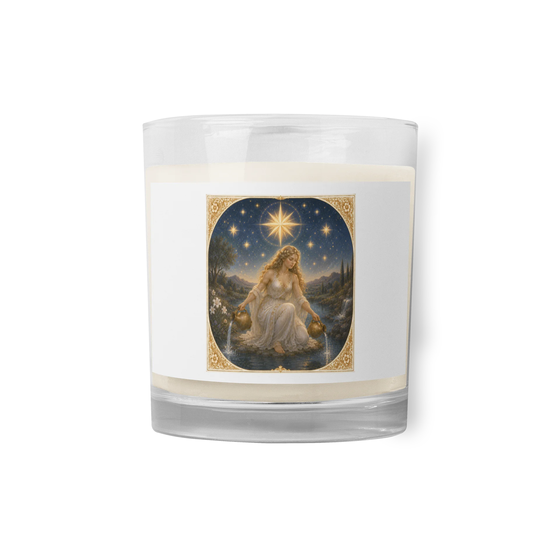 ​🌟 Bougie "L'Arcane XVII : L'Étoile" – Bonne Étoile & Espoir product image (1)