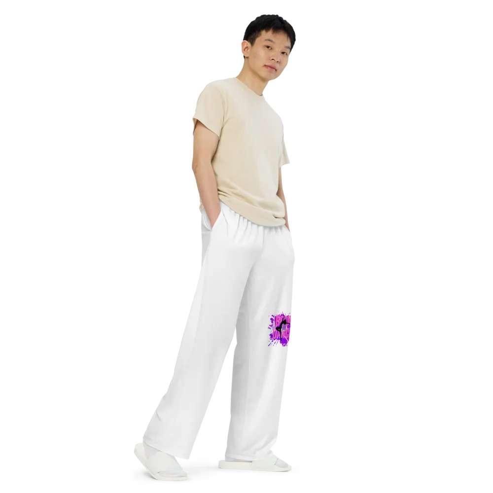 Born to Dance Her Silhouette Rhythm Splatter Wide-Leg Pants product image (7)