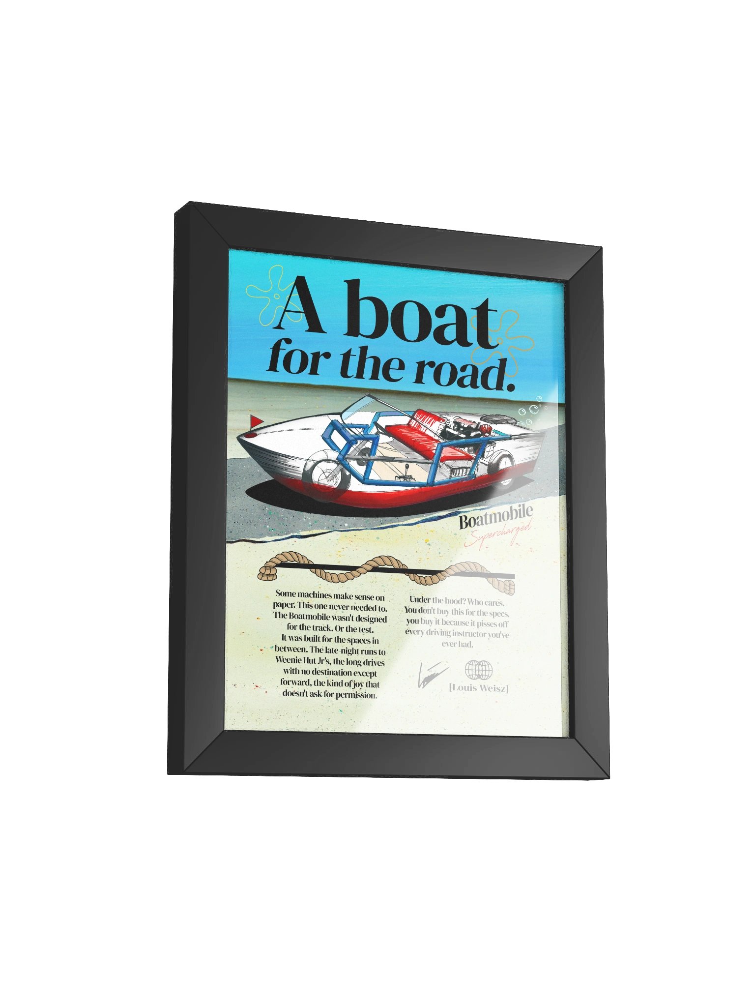 "A Boat for the Road" Framed Poster product image (4)