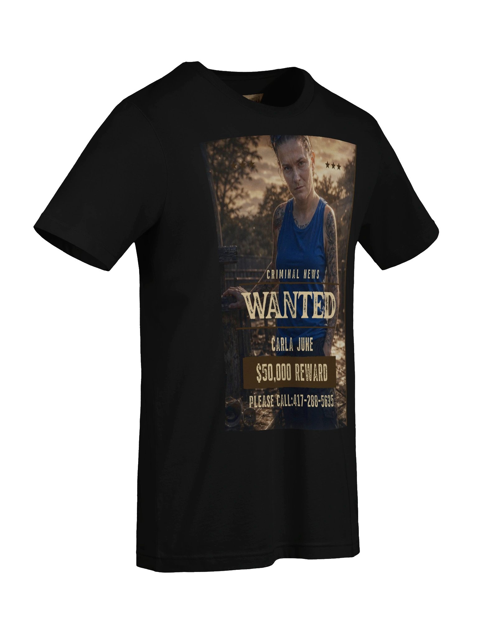 Carla June Wanted Poster Tee product image (7)