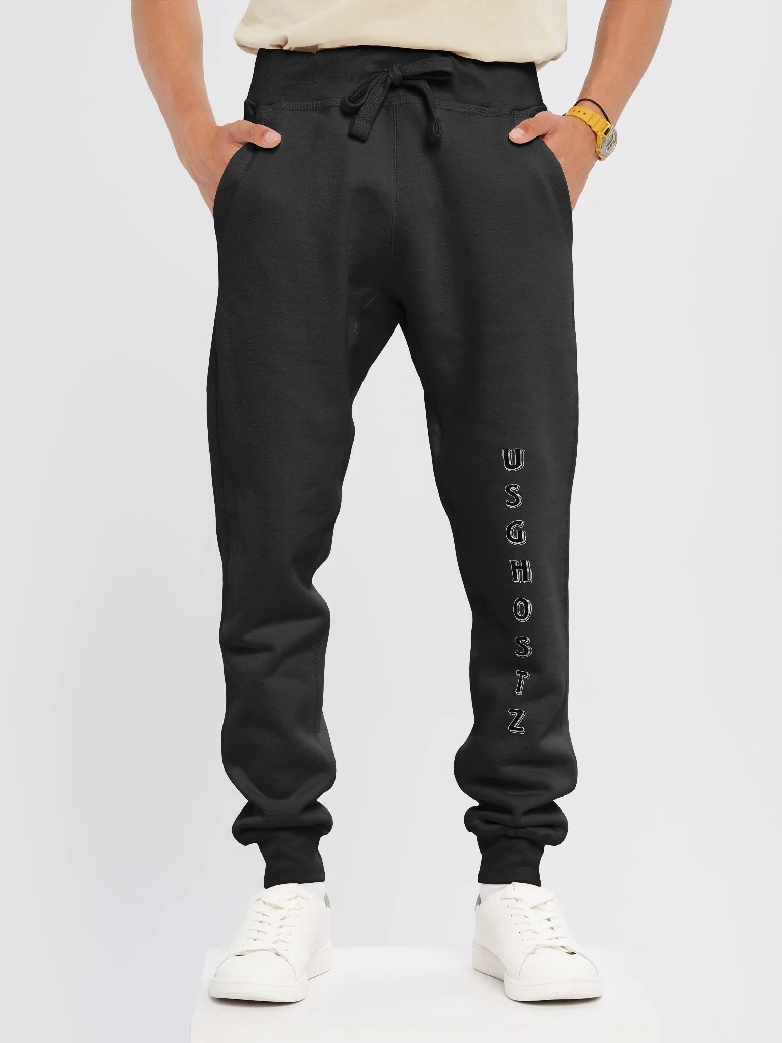 Usghostz name tag Joggers. product image (3)