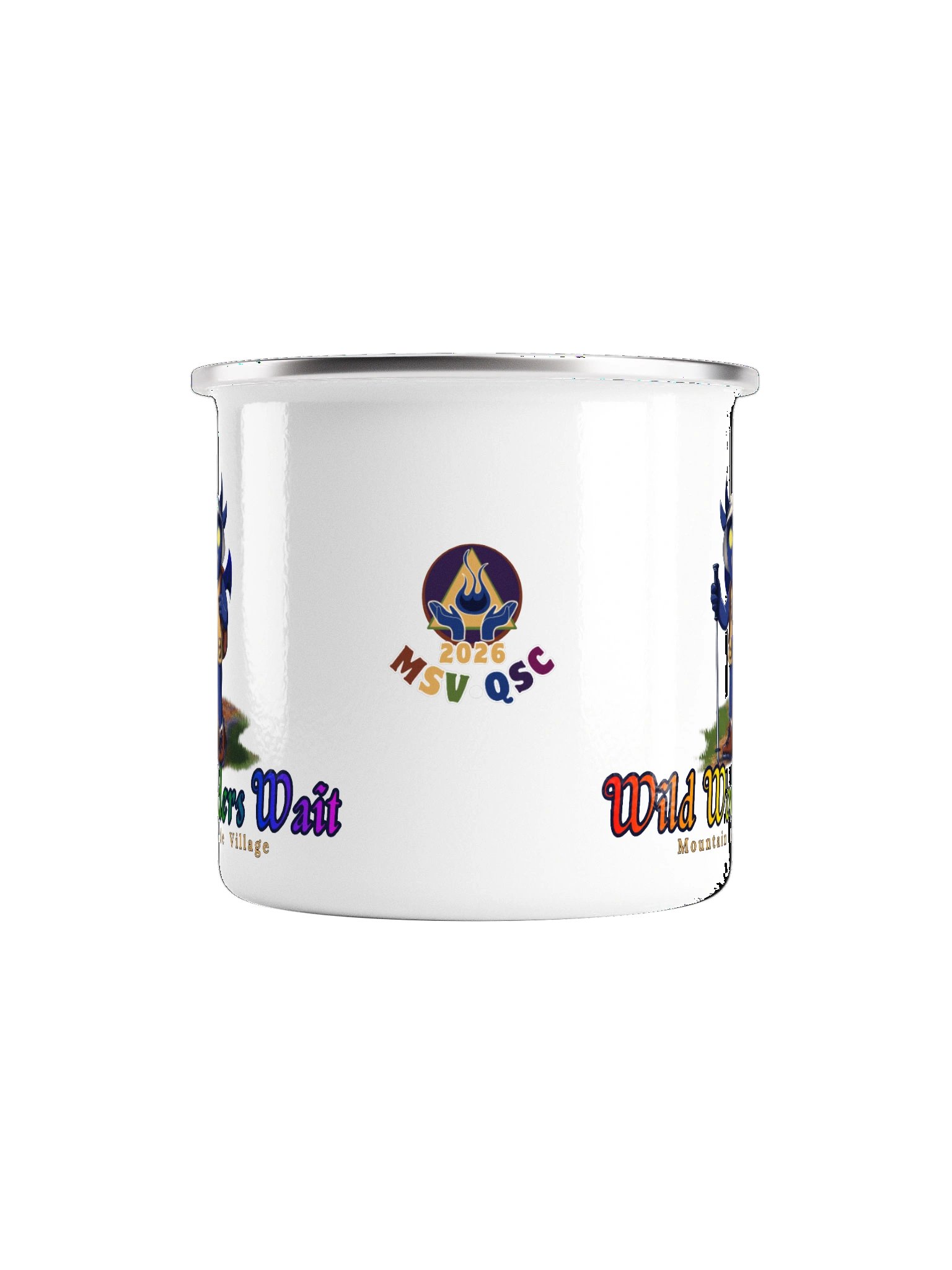 Wild Wonders Await Enamelware Mug product image (2)