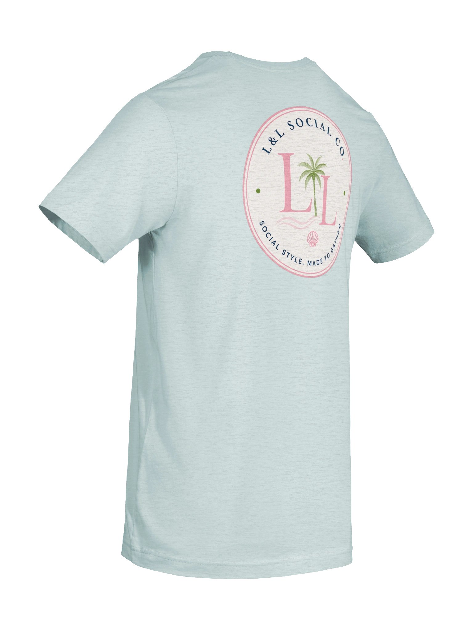 LL Social Co. Signature Logo Tee — Navy product image (38)