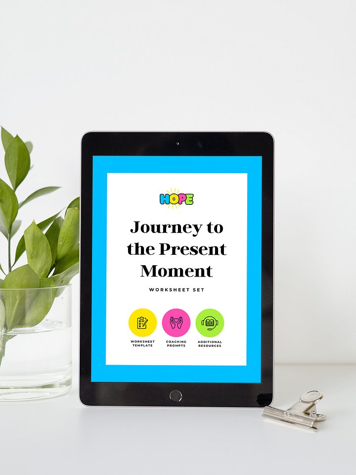 Journey to the Present Moment: Mindfulness Worksheet Set product image (2)