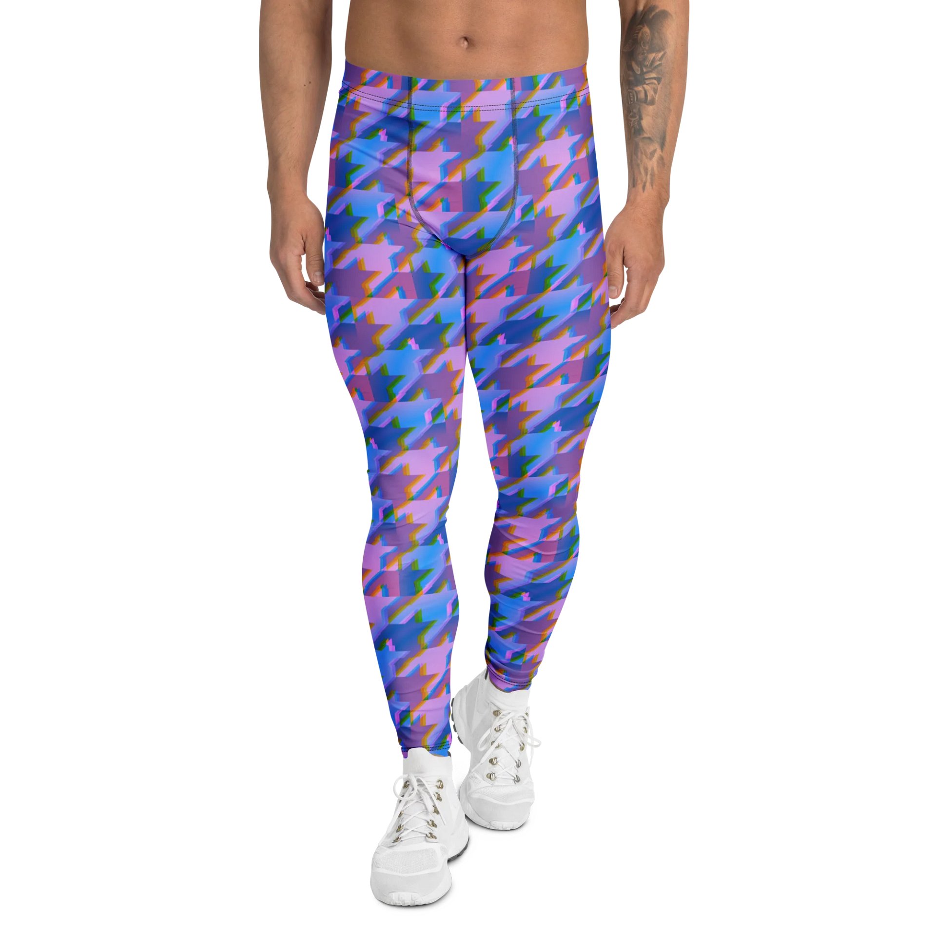 Houndsglitch x Vaporwave - Men's Leggings product image (1)