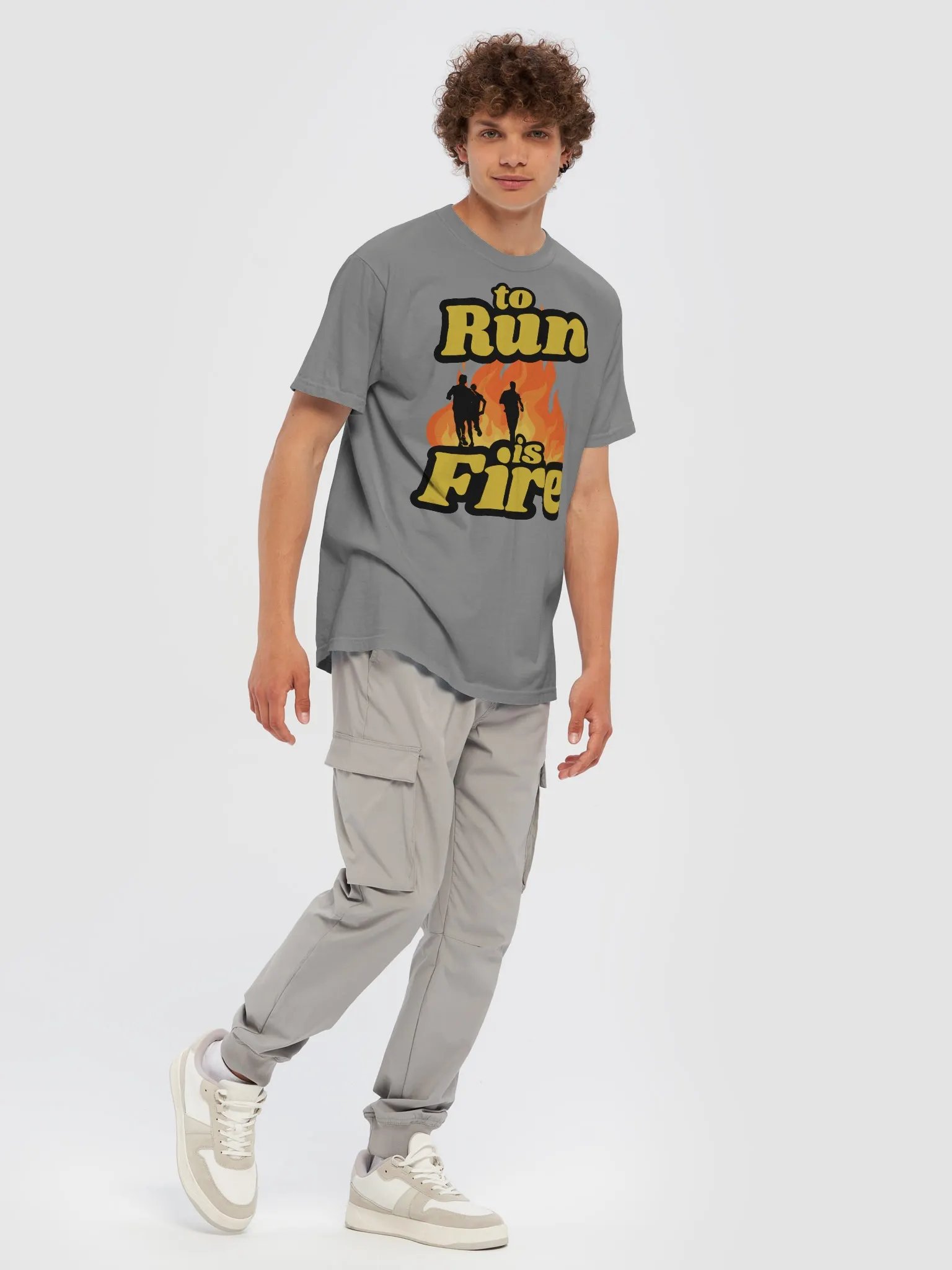 Fire Runners Silhouette T-Shirt product image (48)