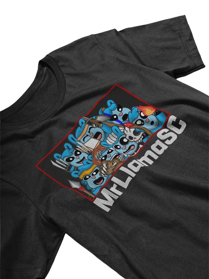 MrLlamaSC Llama Family T-Shirt product image (2)