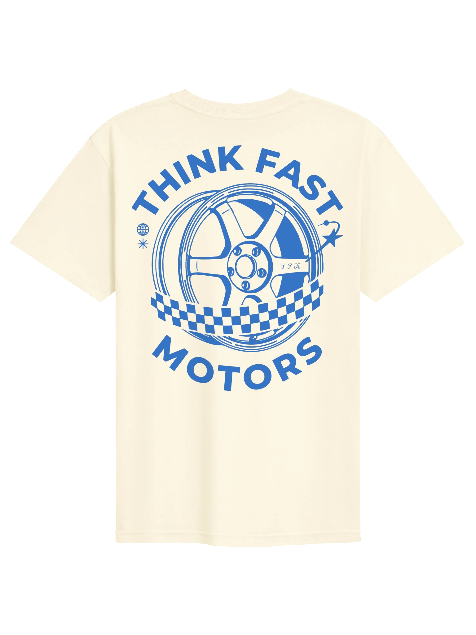 Think Fast Motors Global Tee - Ivory product image (2)