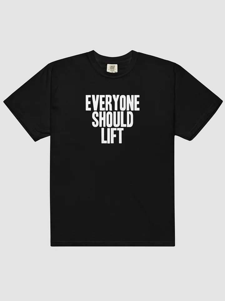 [everyone-should-lift-shop] Men's Garment-Dyed Heavyweight T-Shirt - Comfort Colors 1717 product image (2)