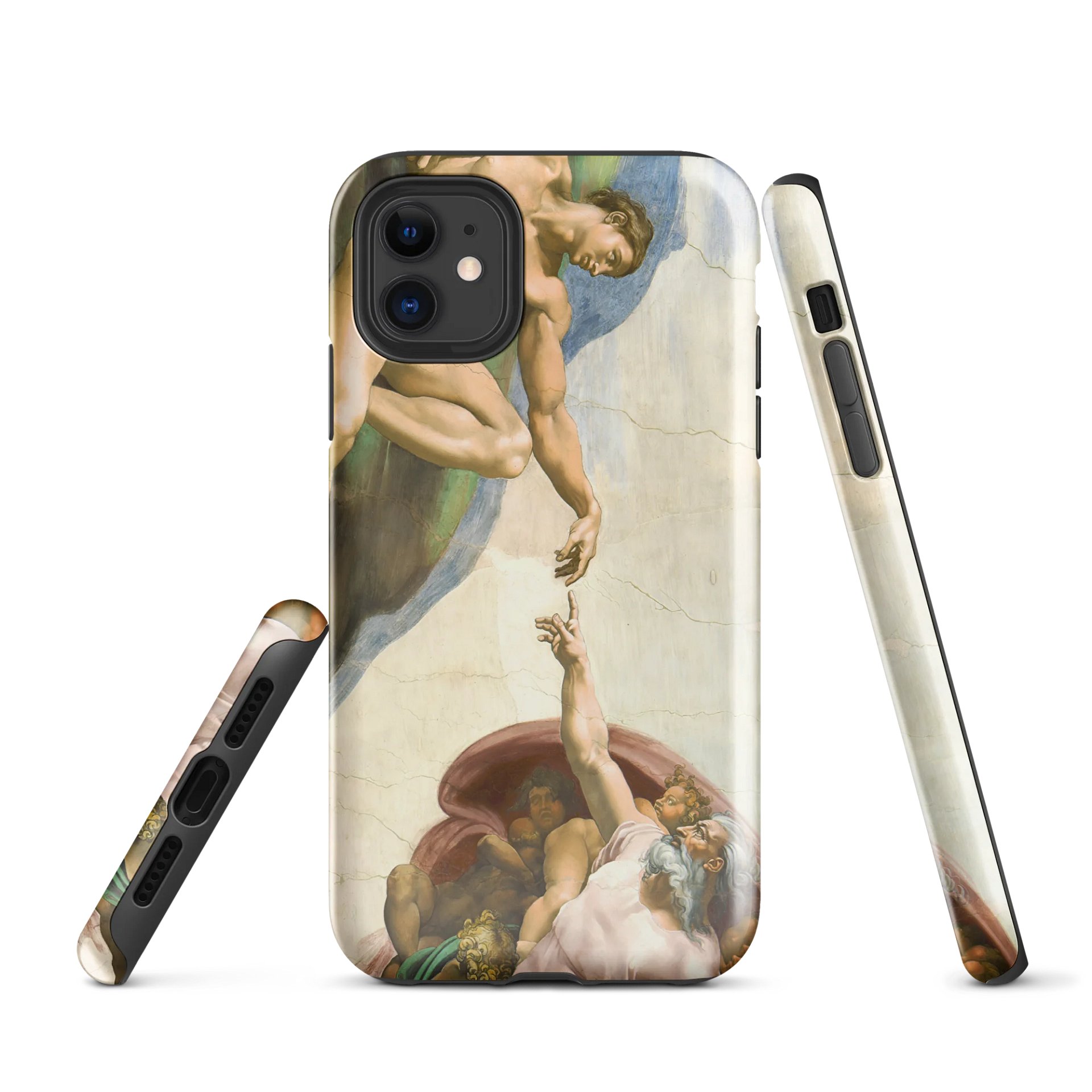 Michelangelo – The Creation of Adam (Sistine Chapel) iPhone® Tough Case product image (1)