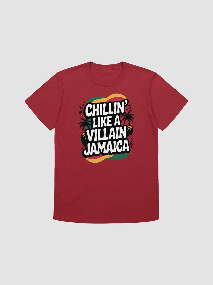 Yeah Mon Vintage Jamaica Reggae Jamaican Vacation Retro Chillin' Like a Villain Jamaica T-Shirt product image (2)