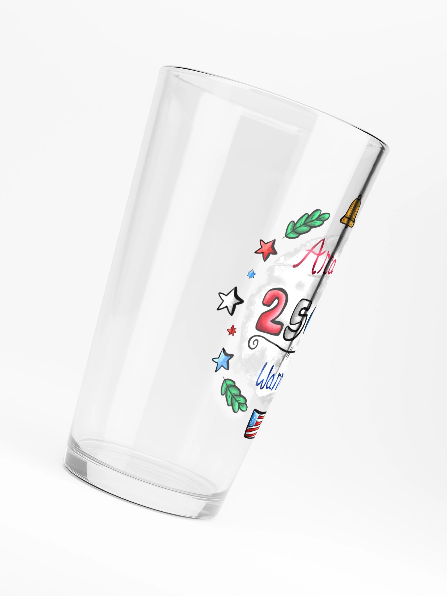 Arcade Warrior America 250 Logo Glass product image (6)