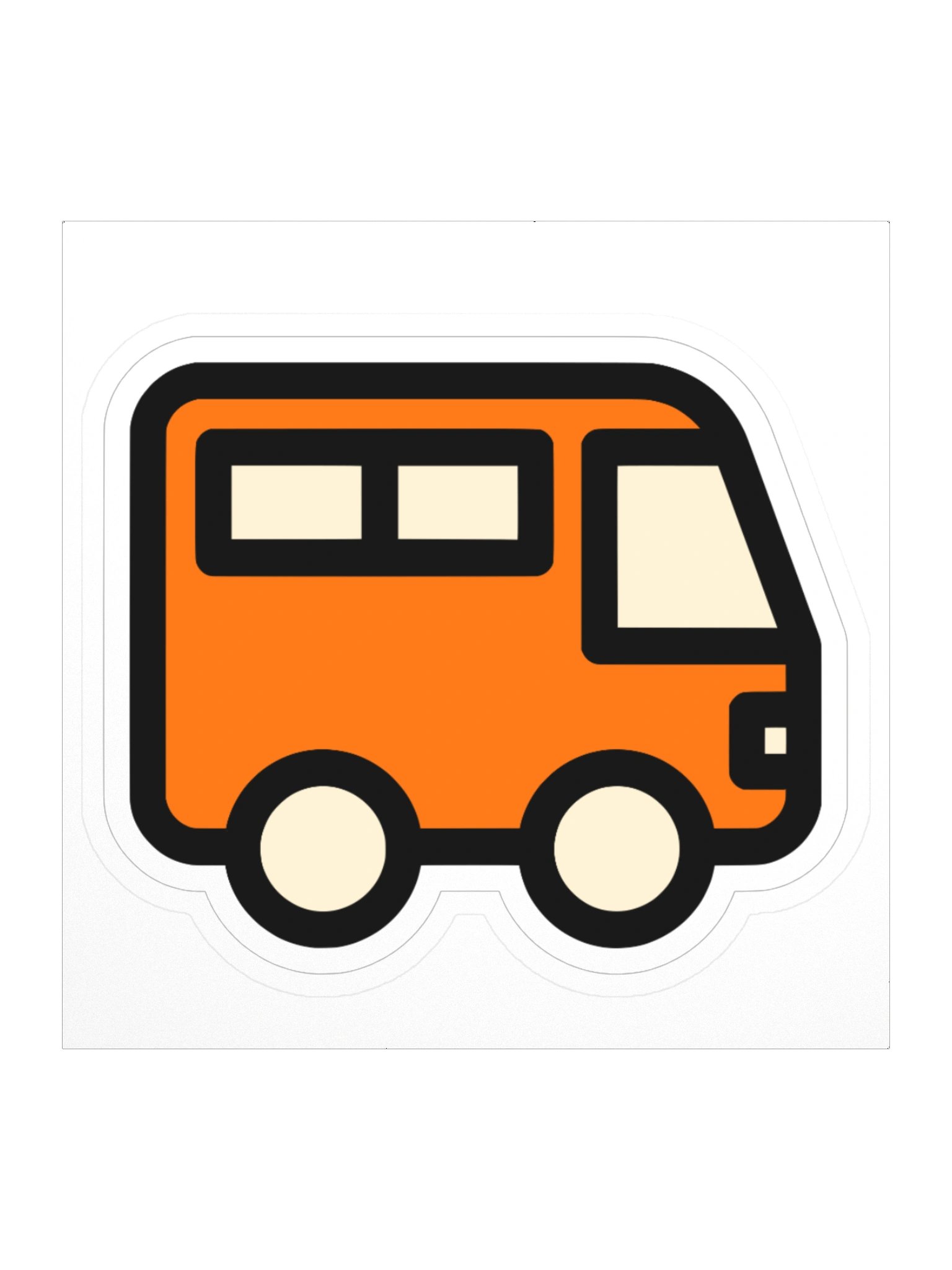 Abfahrt! Sticker – Mandarine product image (1)