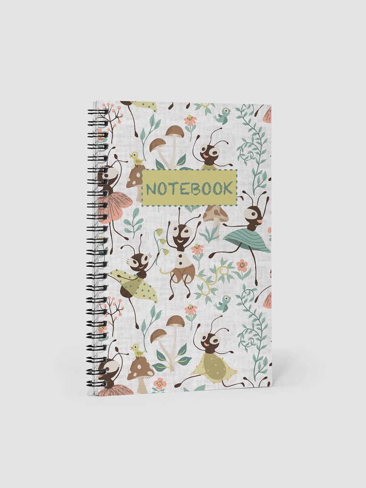 Dancing Bug Friends Spiral Notebook product image (2)