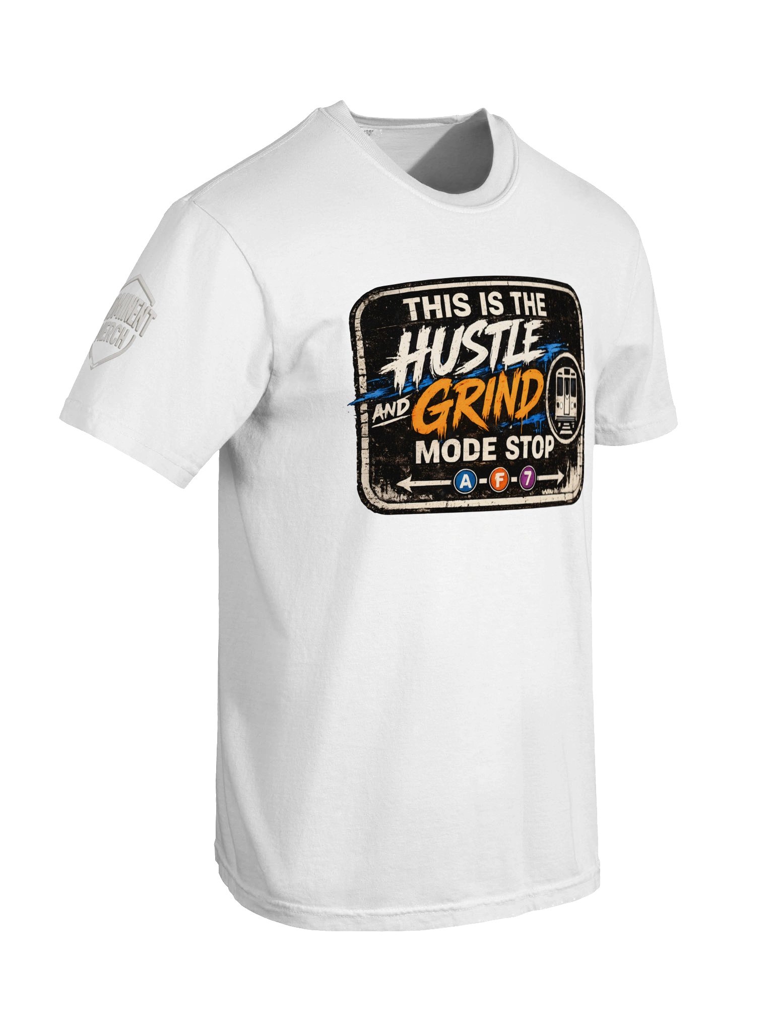 Hustle & Grind Mode Stop Graphic Tee product image (37)