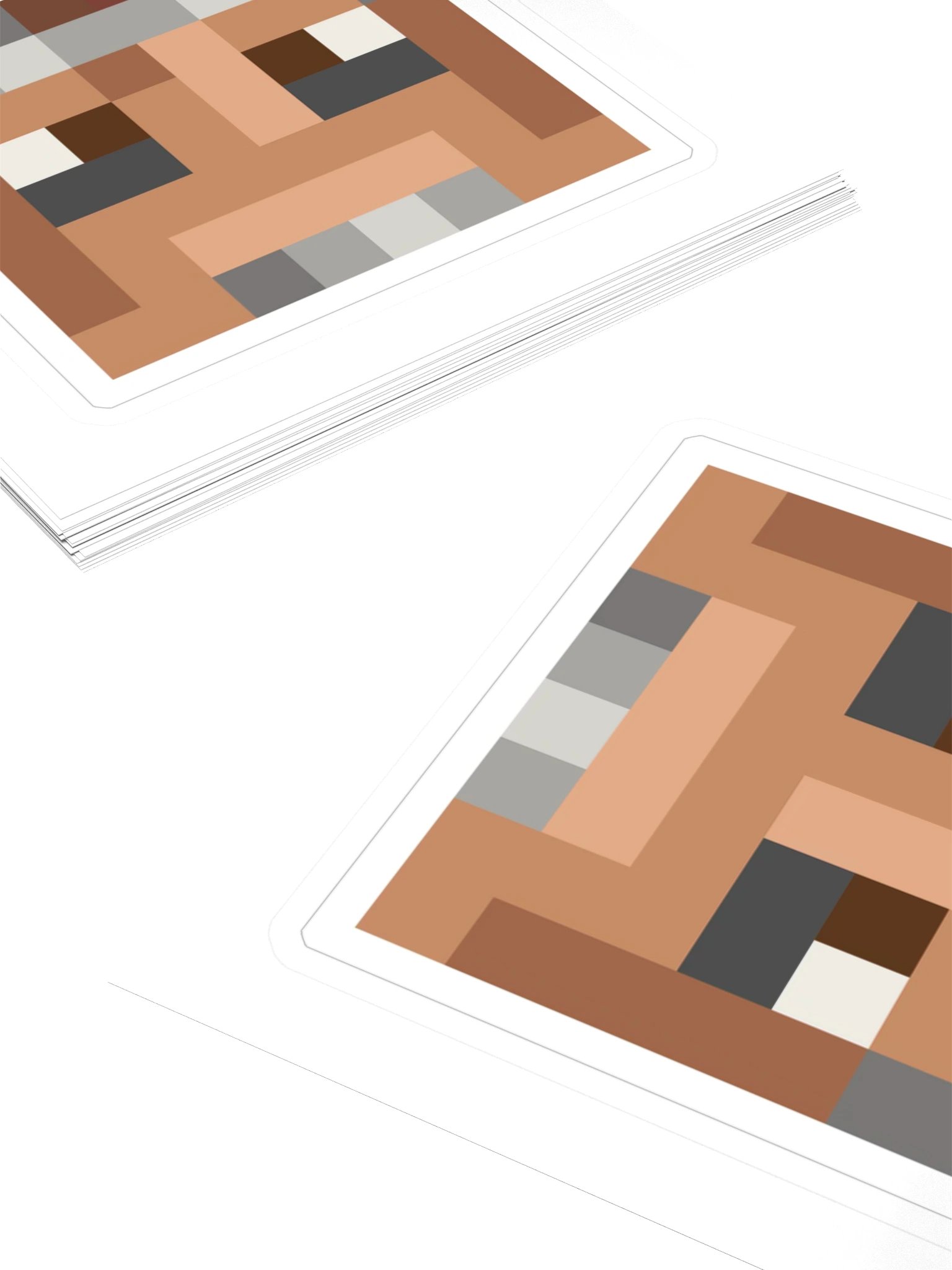 JayzMCWorld Viking Face Kiss Cut Sticker product image (4)