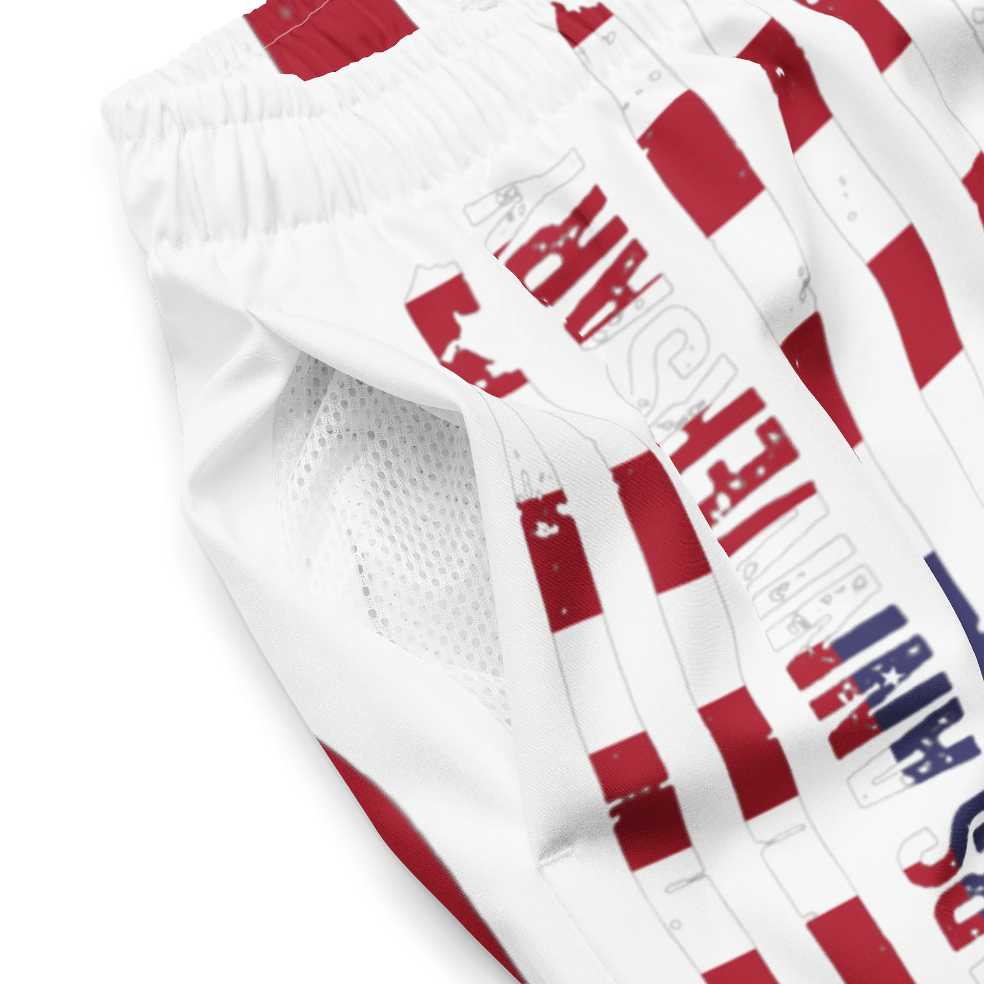 Abstract Stars & Stripes Swim Trunks product image (4)