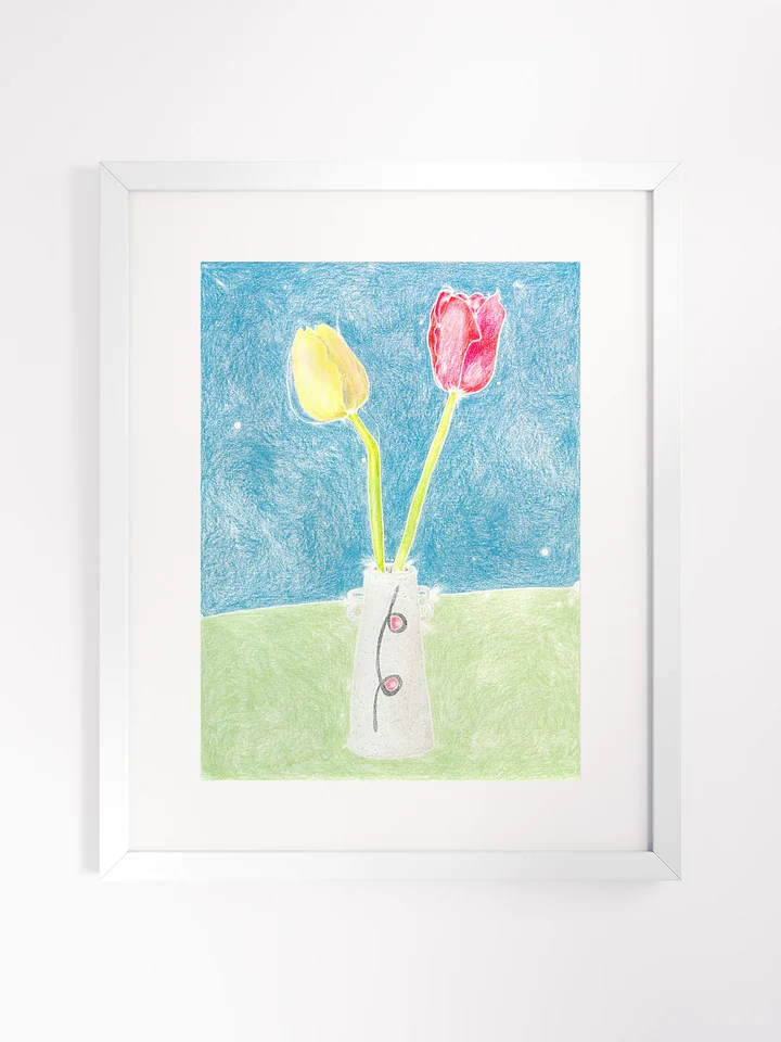 Two Tulips 03.08.12 print framed product image (1)