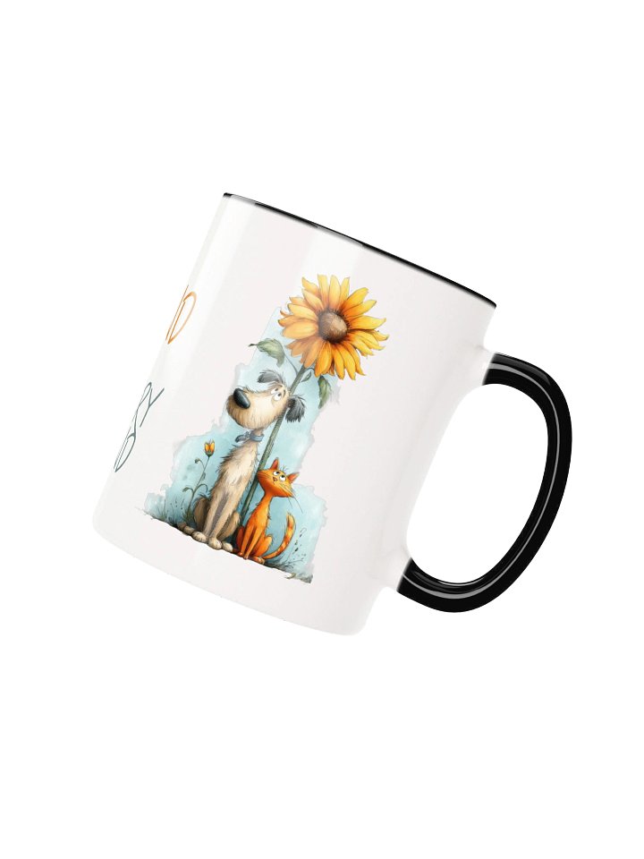 Sunflower Dog and Cat Mug, product image (11)