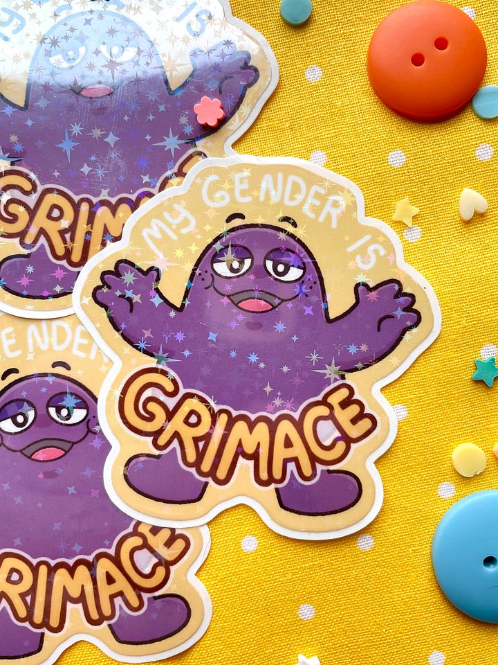 My Gender is Grimace Sticker product image (2)