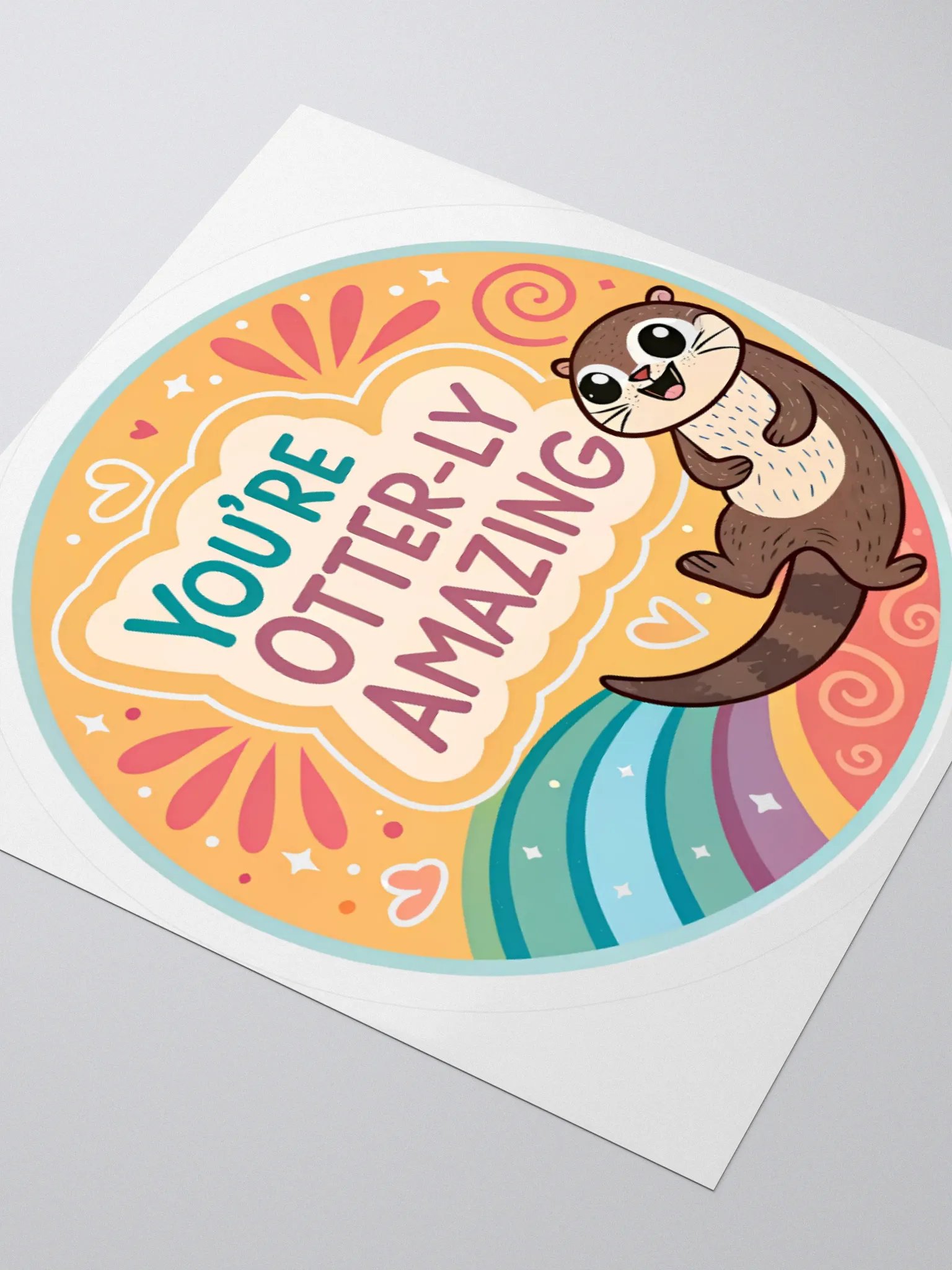 Otter-ly Amazing Kiss Cut Stickers product image (9)