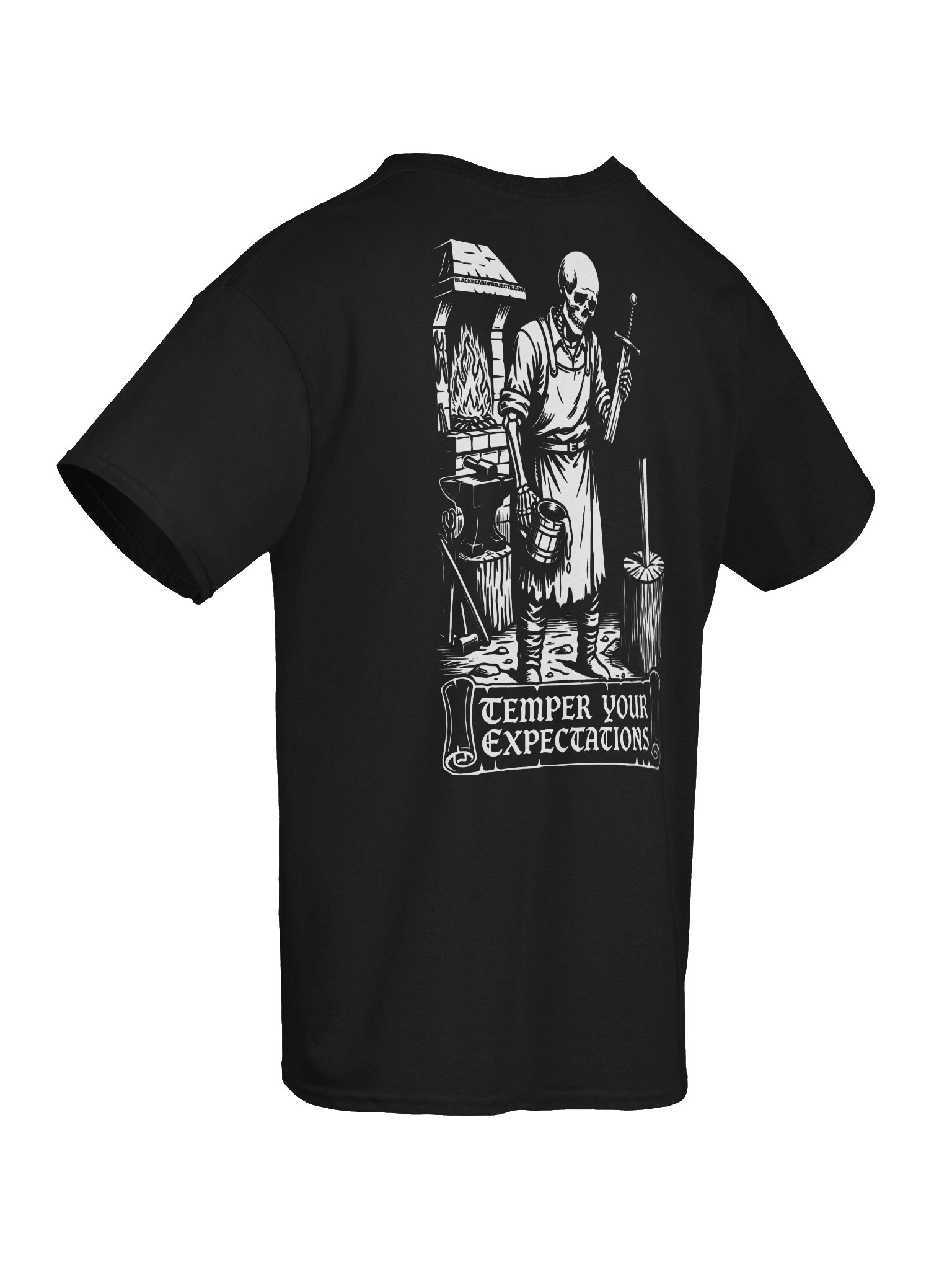 Temper Your Expectations Black T-shirt product image (8)