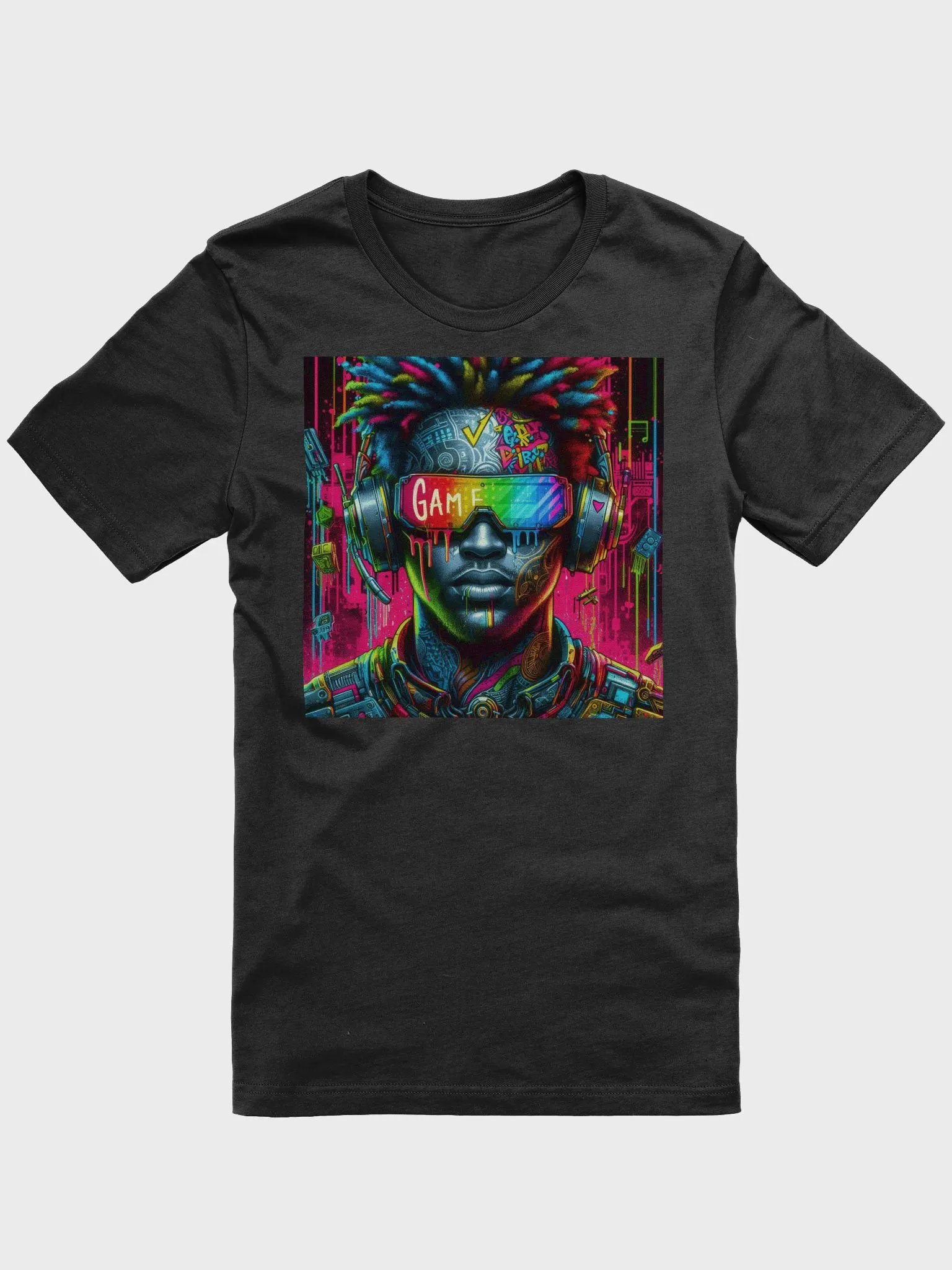 Splash Game Vibe Check Cyberpunk Tee product image (7)