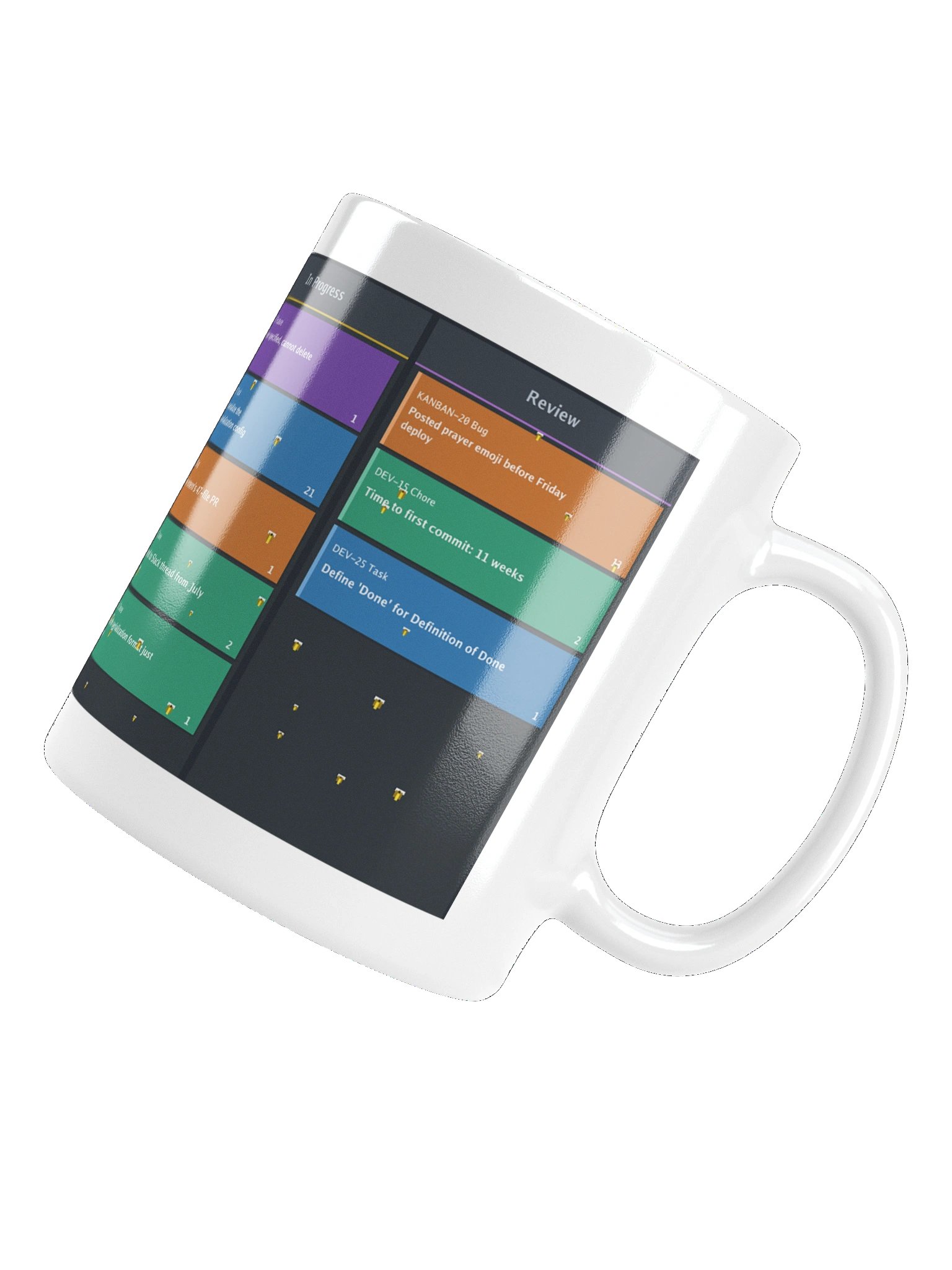 Bees have Entered the Sprint Full Board Mug Wht product image (16)