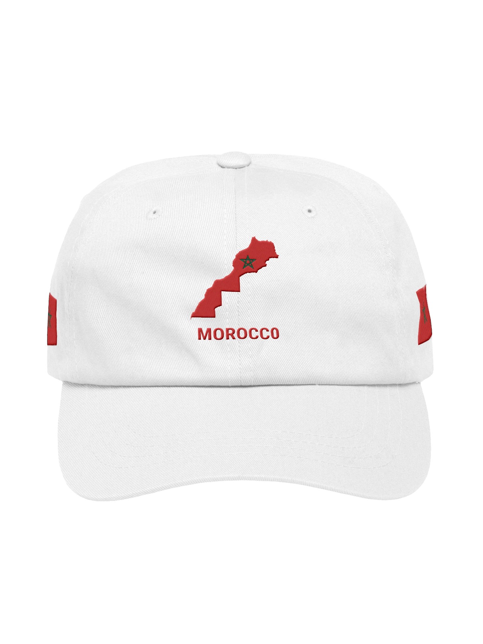 Morocco 2026 World Cup Flag Dad Hat - Morocco Soccer Fan Cap - Premium Embroidered Chino Cotton Twill product image (1)