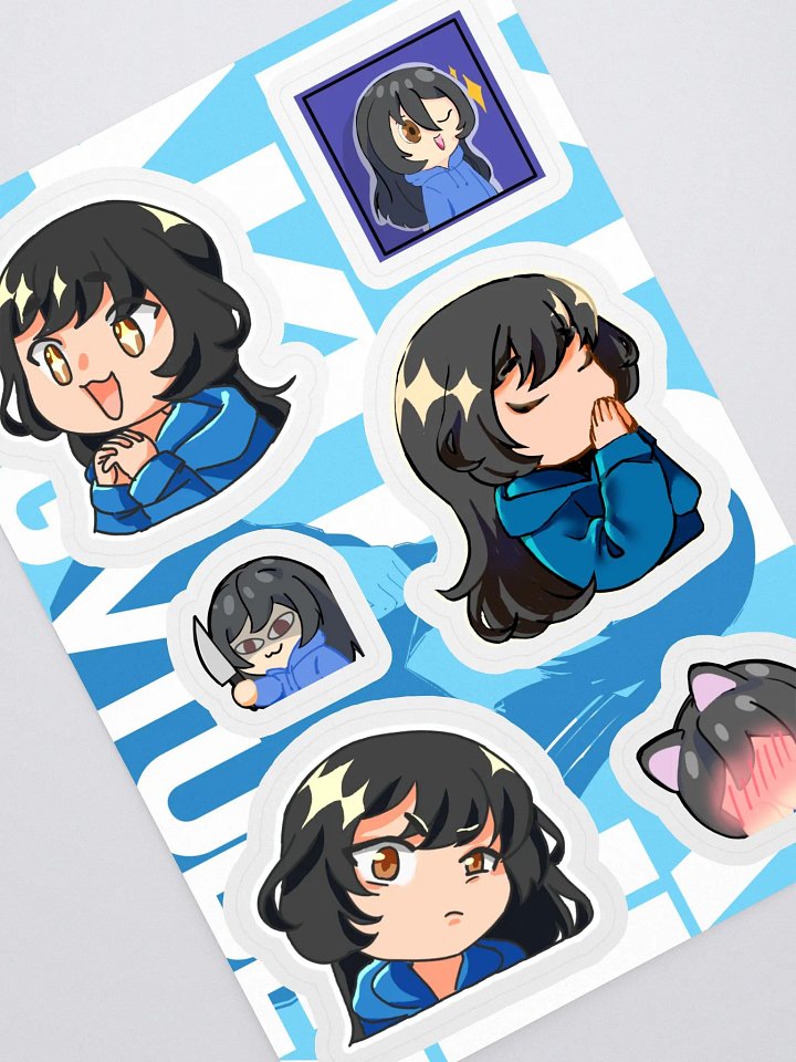 Emotes Pack 1 Sticker Sheet product image (1)