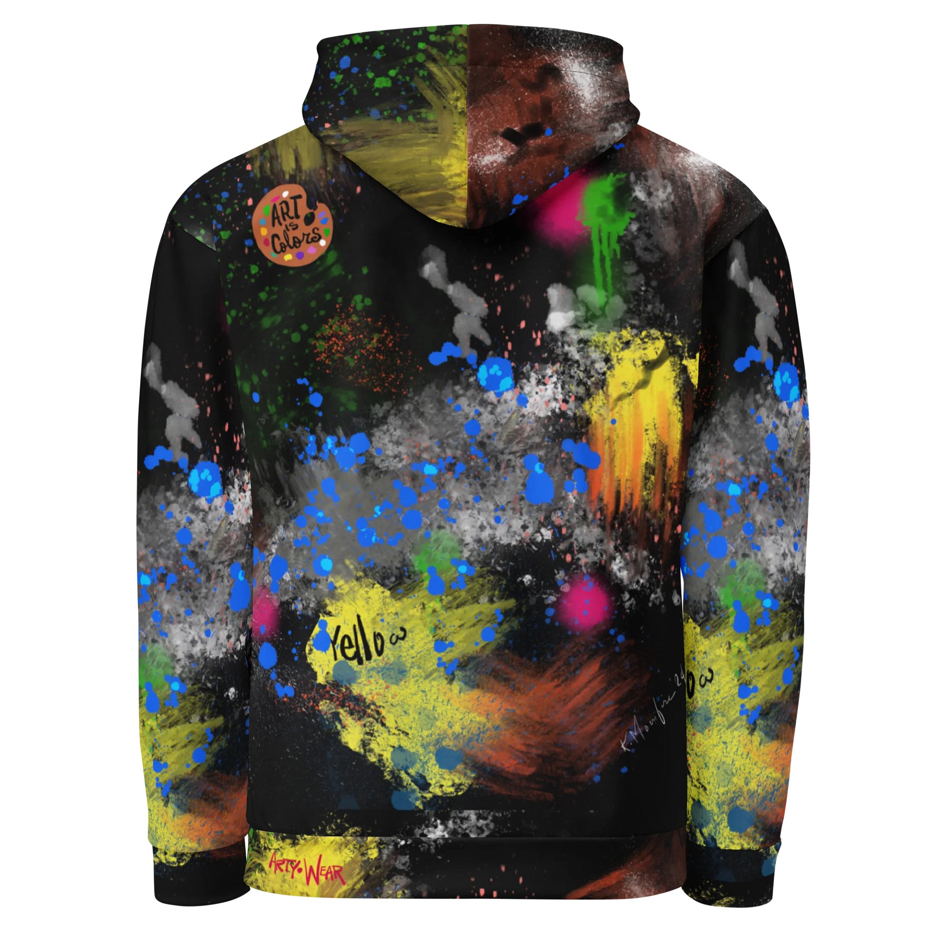 SplatterWear 'Color Splash' Unisex Art Hoodie product image (3)