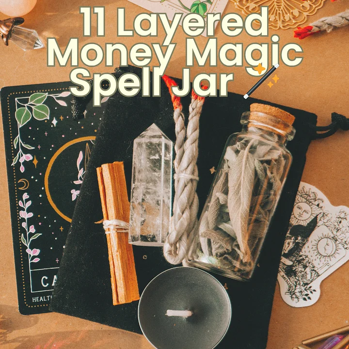 11 Layered Money Magic Spell Jar that ACTUALLY works! 🪄 product image (1)