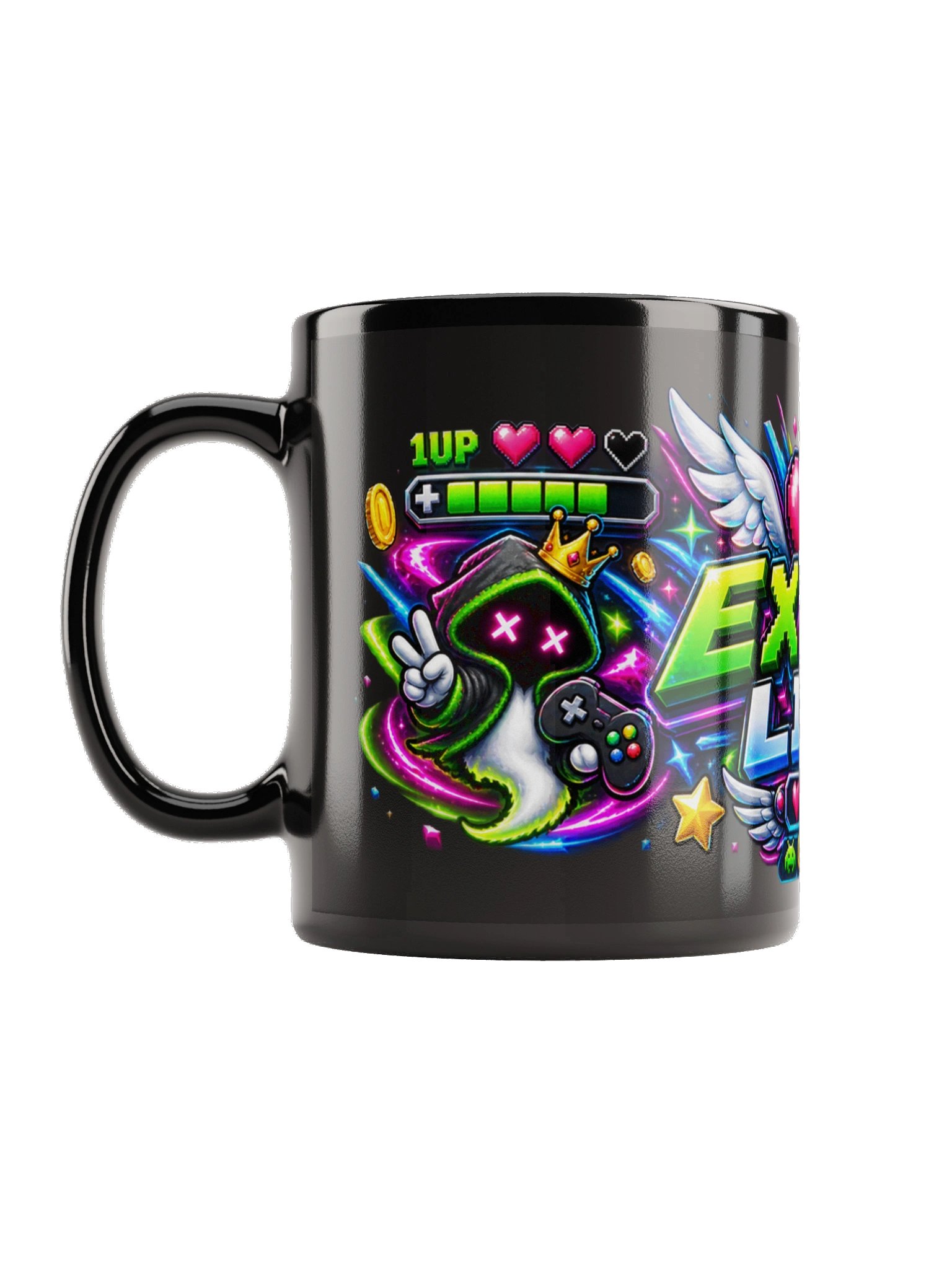 Extra Life Gaming Mug - Pixel Mode product image (1)