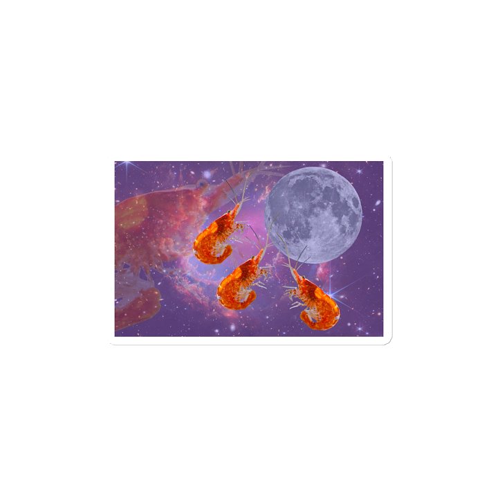 Shrimp Wolf Moon Magnet product image (2)