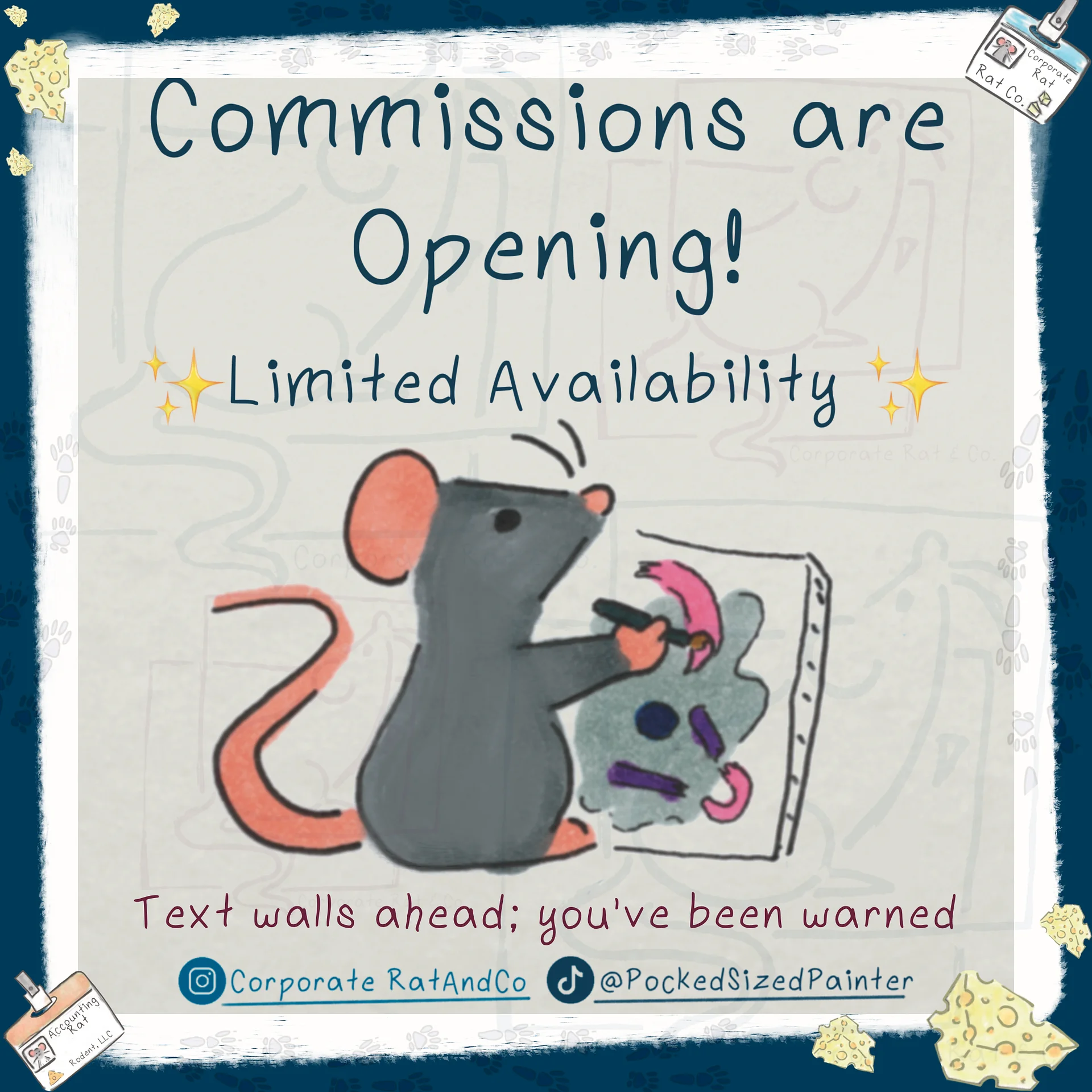 Career Rat Commission - Single Panel product image (1)