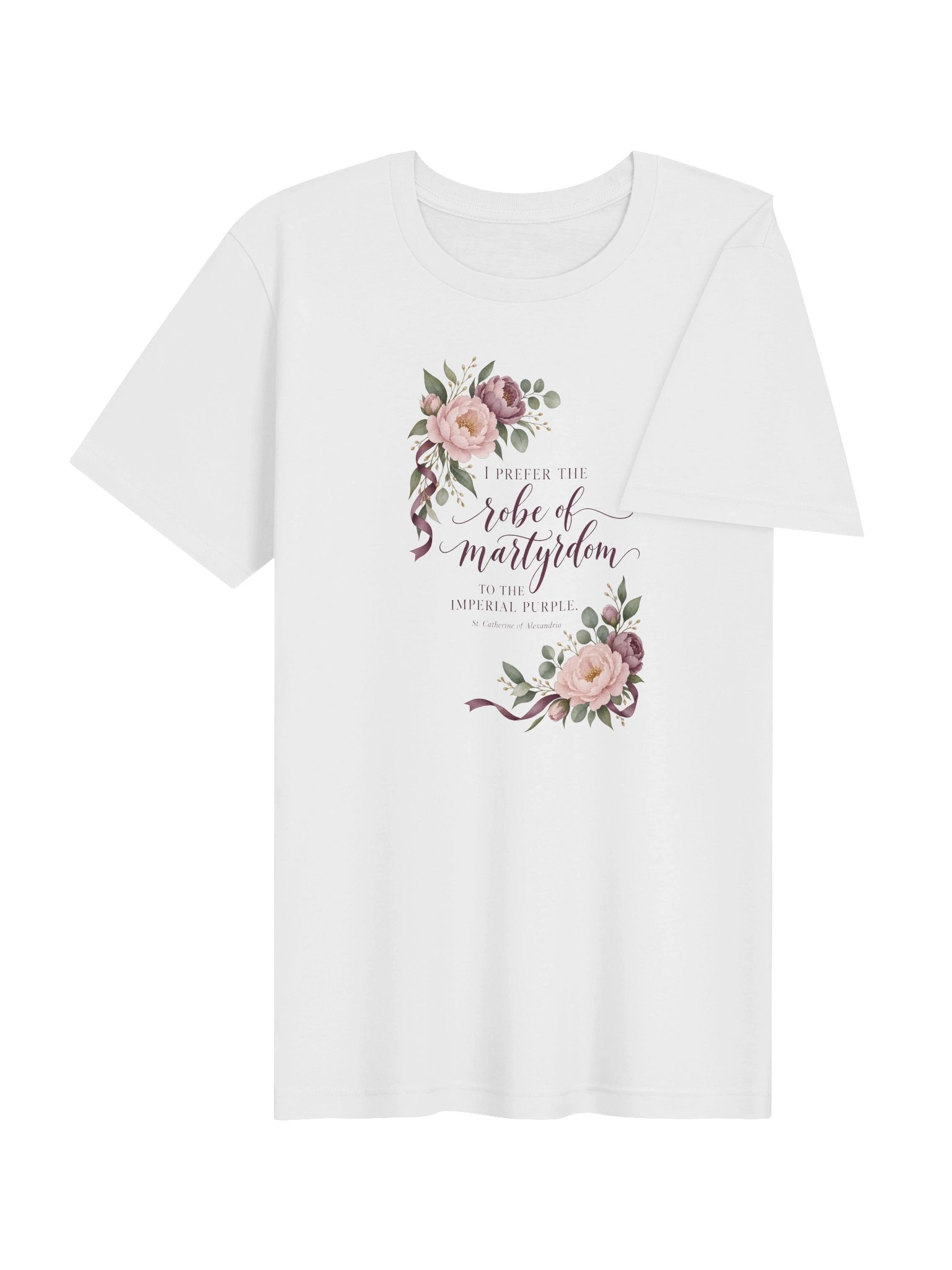 St. Catherine “Robe of Martyrdom” T-shirt product image (4)