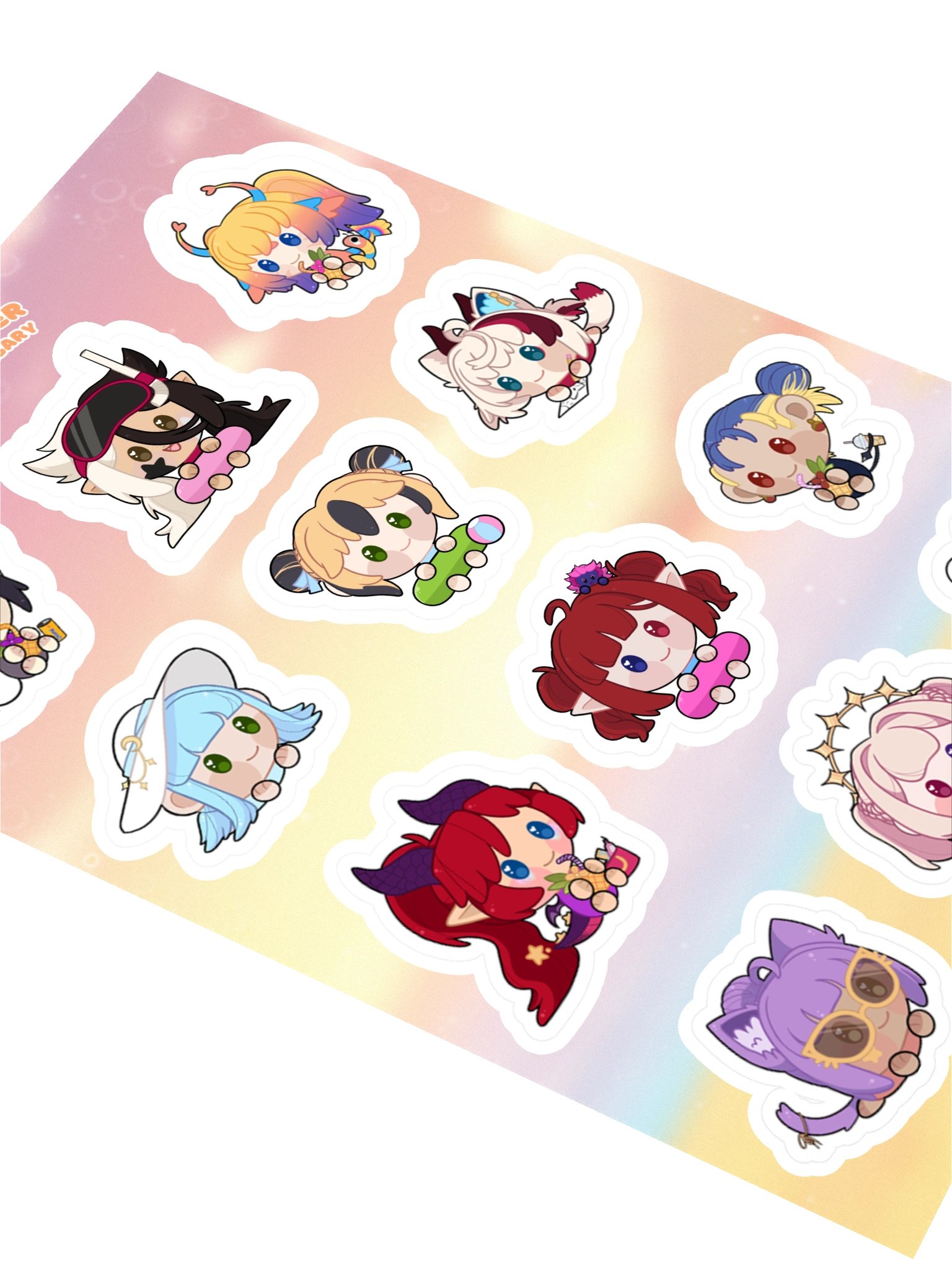 Summer Anniversary Sticker sheet! product image (2)