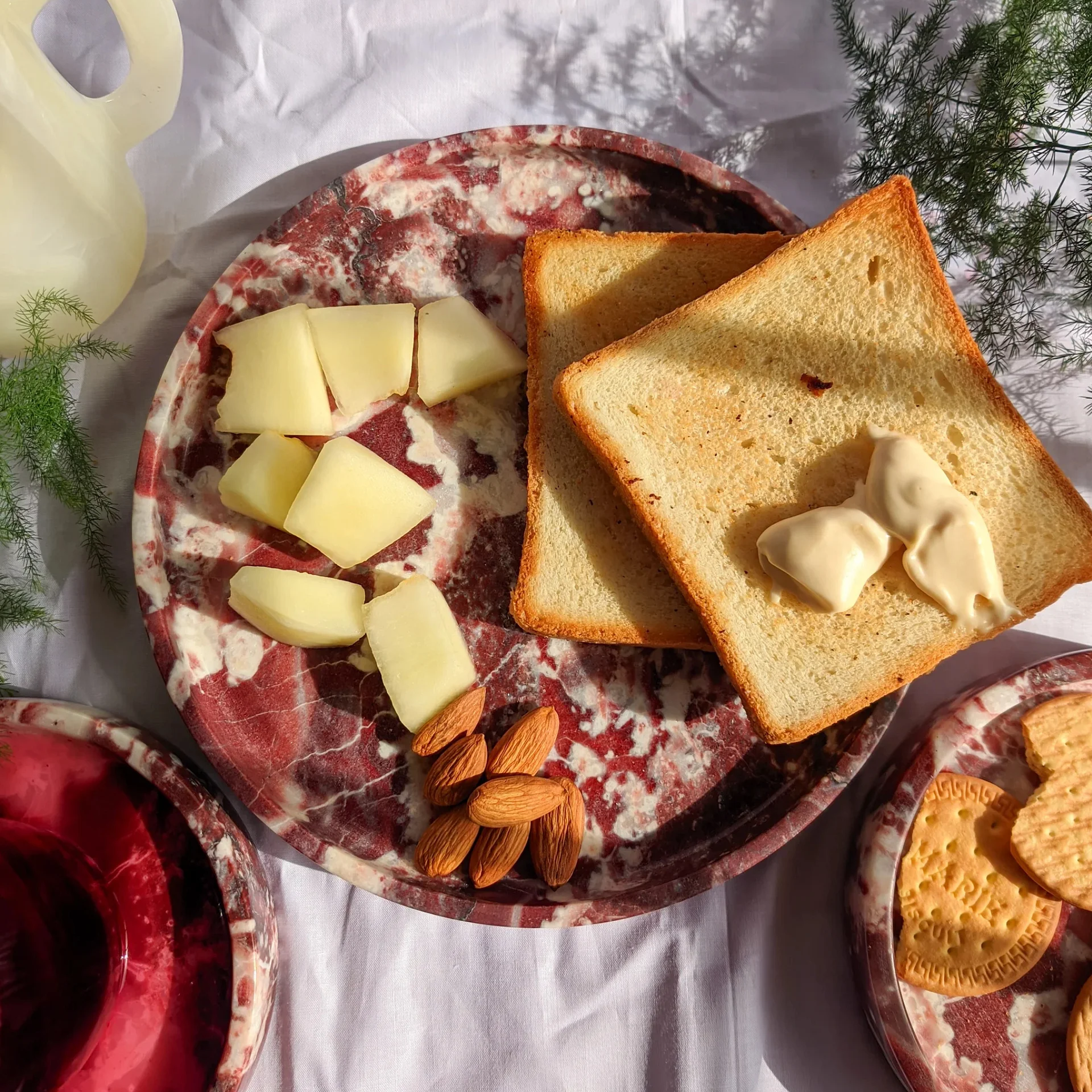 Copy of Rosso Levanto Marble Platter product image (3)