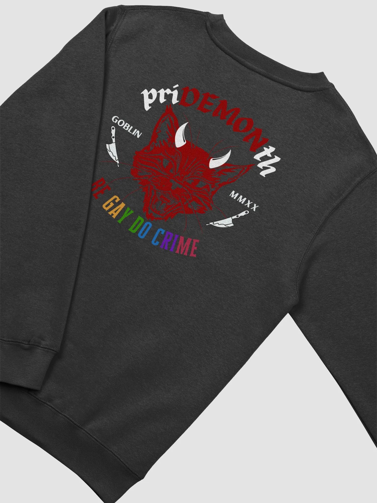 priDEMONth Sweatshirt {Dark} product image (4)