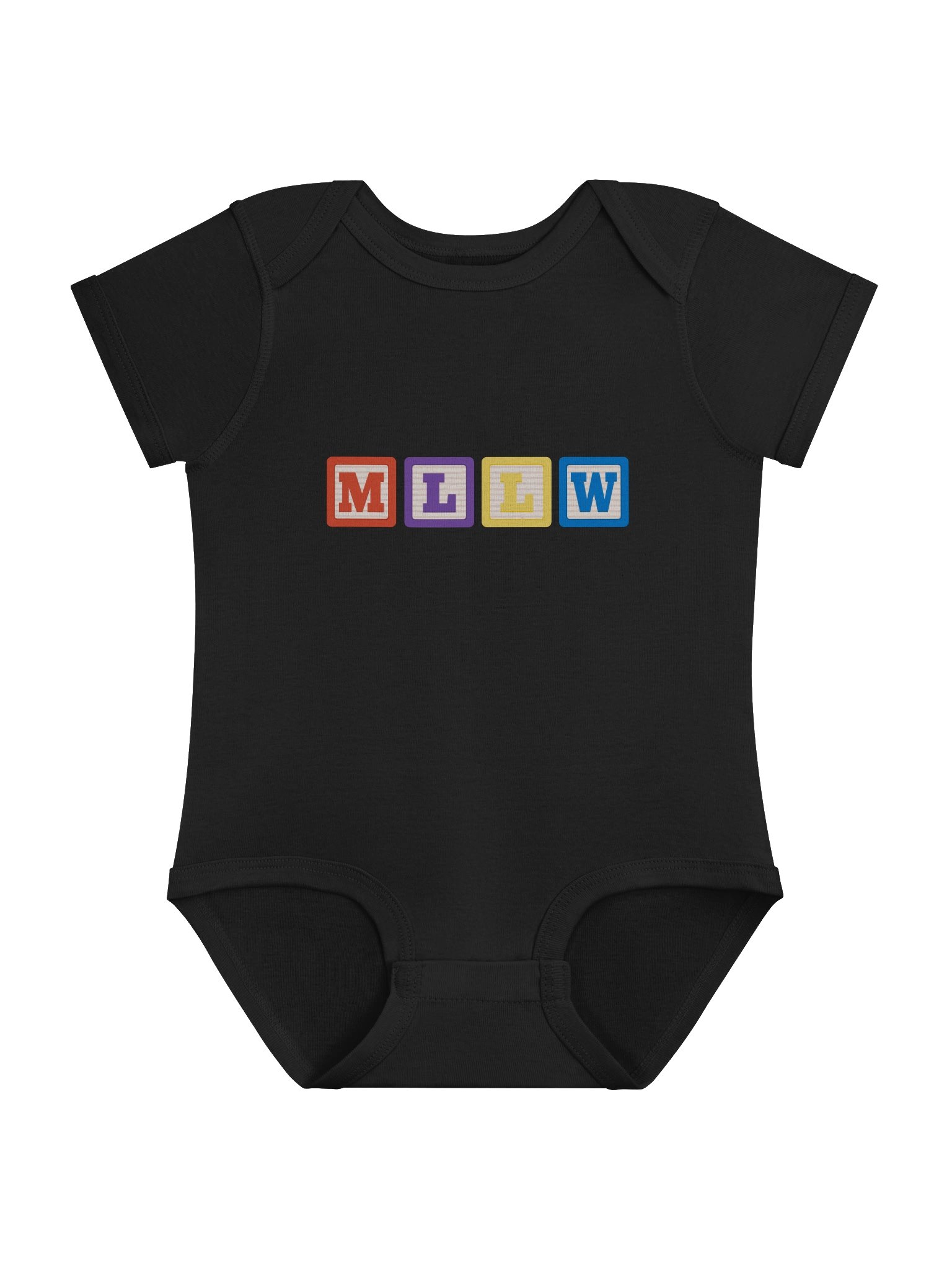 MLLW Block Baby Onesie product image (1)
