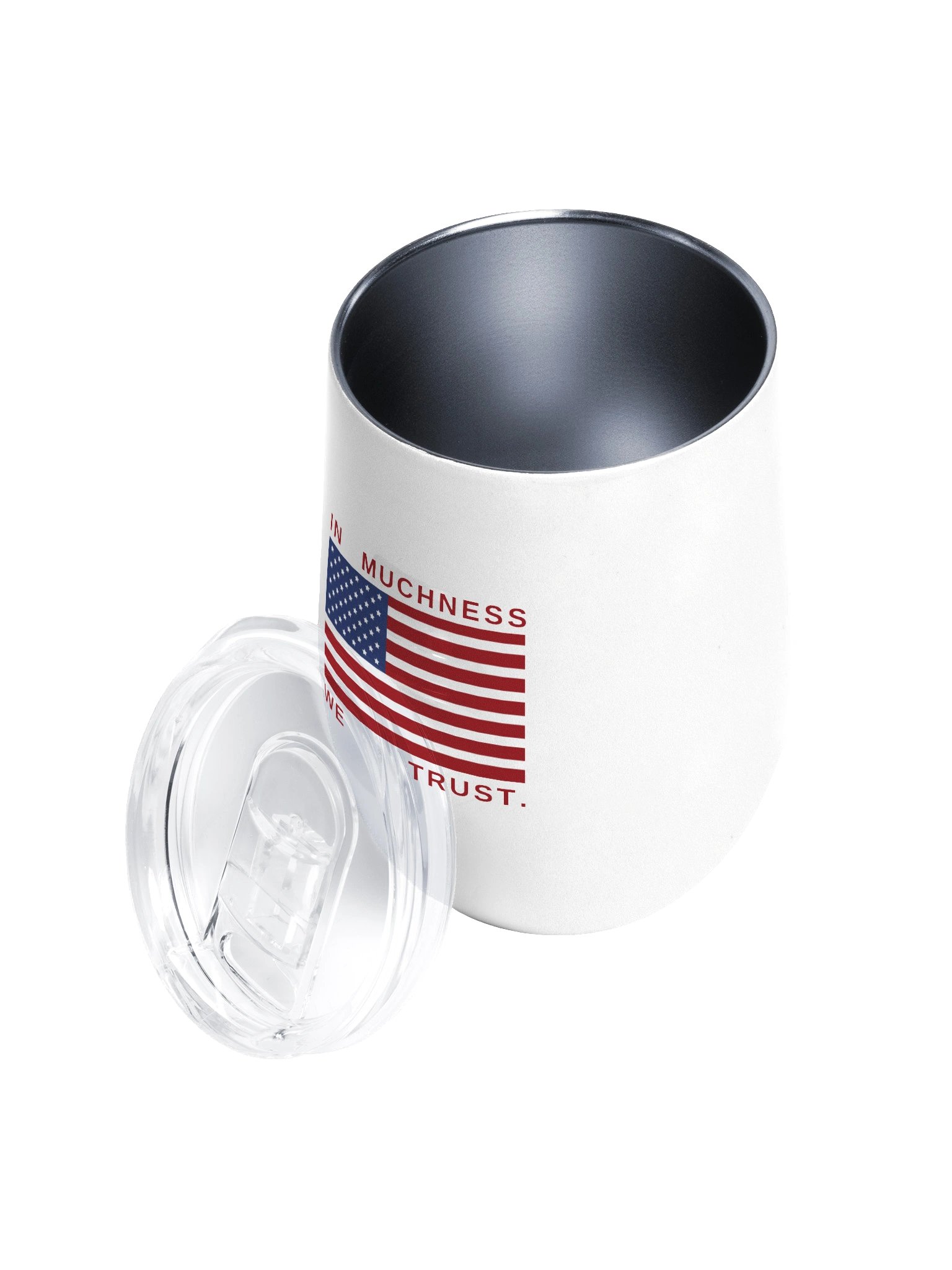 LIMTED EDITION: In Muchness We Trust wine tumbler product image (3)