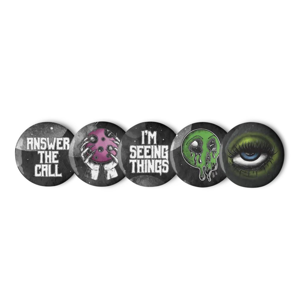 I'm Seeing Things Pin Badge Set product image (5)