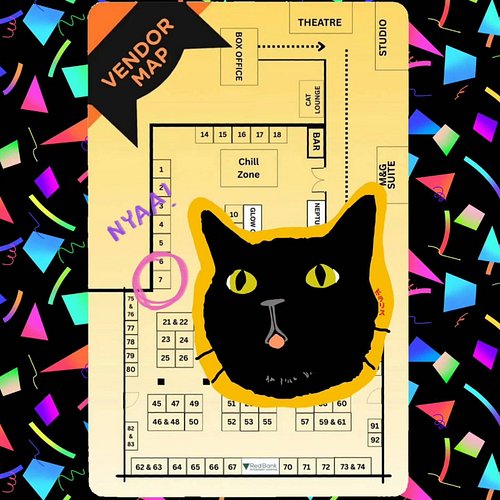 happy caturday!  we're live at @cpcatconvention at lucky booth 7 until 5pm tonight and from 10am to 4pm tomorrow!

don't keep...