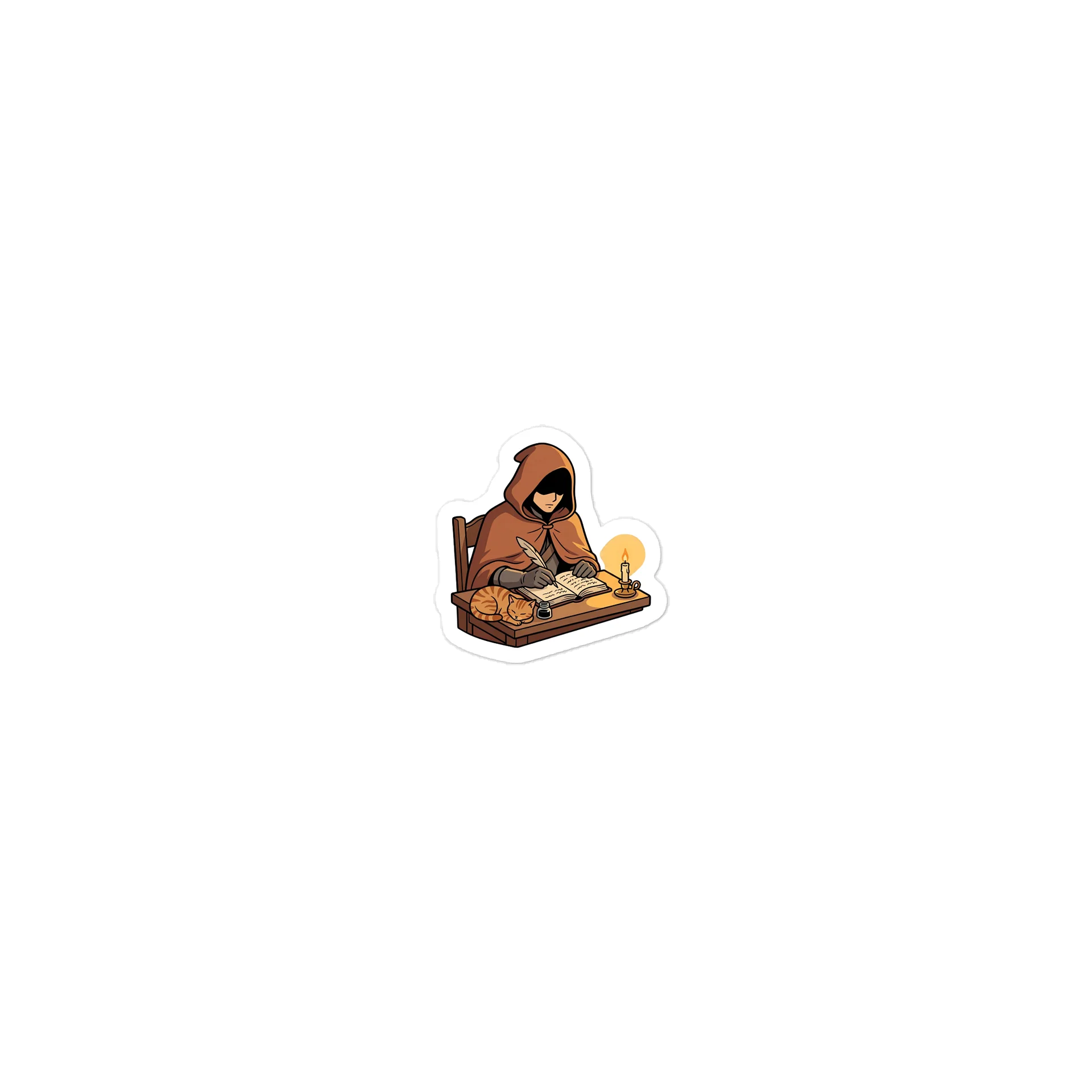 The Minstrel's Study — Bard & Ember Sticker product image (3)