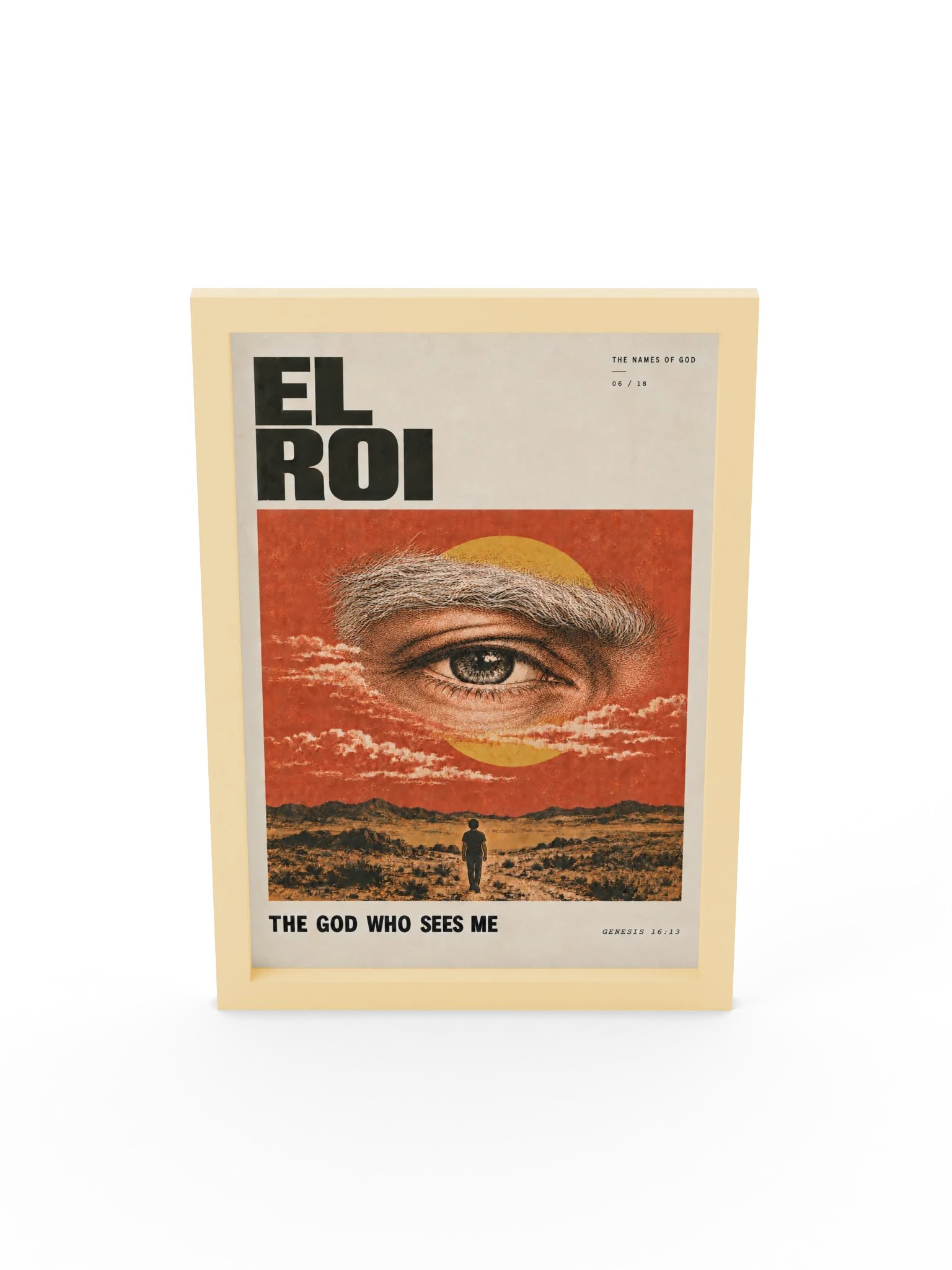 El Roi | Names of God Framed Print product image (9)