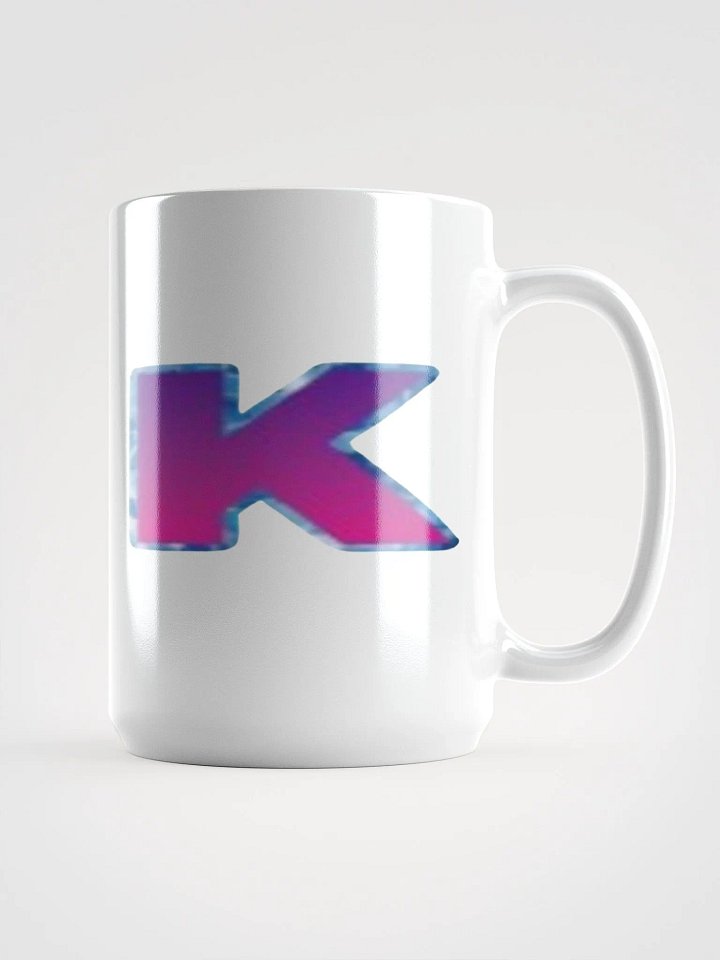 Purple K White Glossy Mug product image (1)
