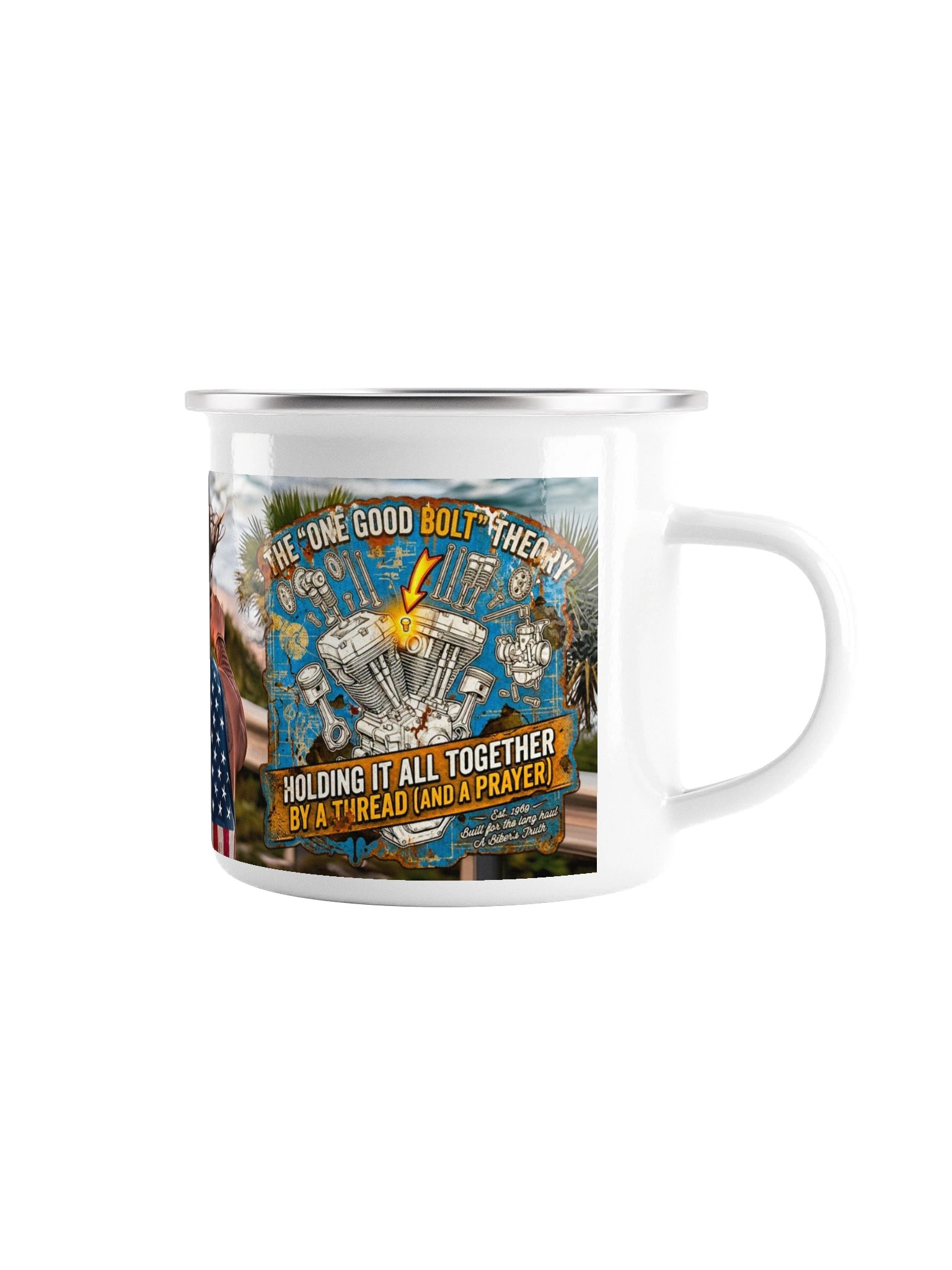 MötoGraffitti Ole Florida Biker "Hot Joe" Mug product image (1)