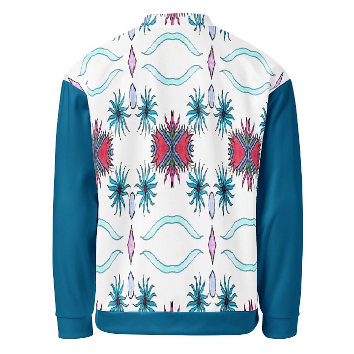"Arewa" Bomber Jacket (blue accents) product image (2)
