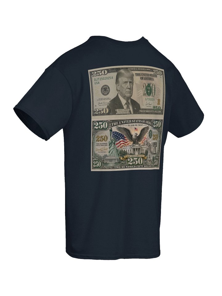 Trump $250 – Make America Great Again | Patriotic Back Printed Tee product image (11)