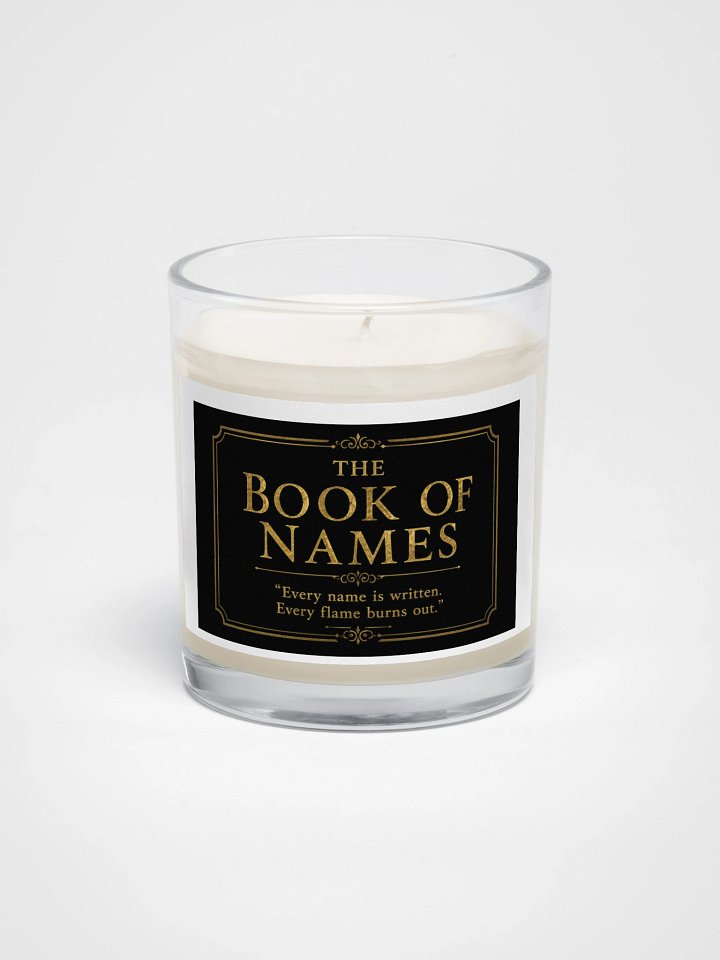 The Book of Names Candle – Collector's Edition product image (1)